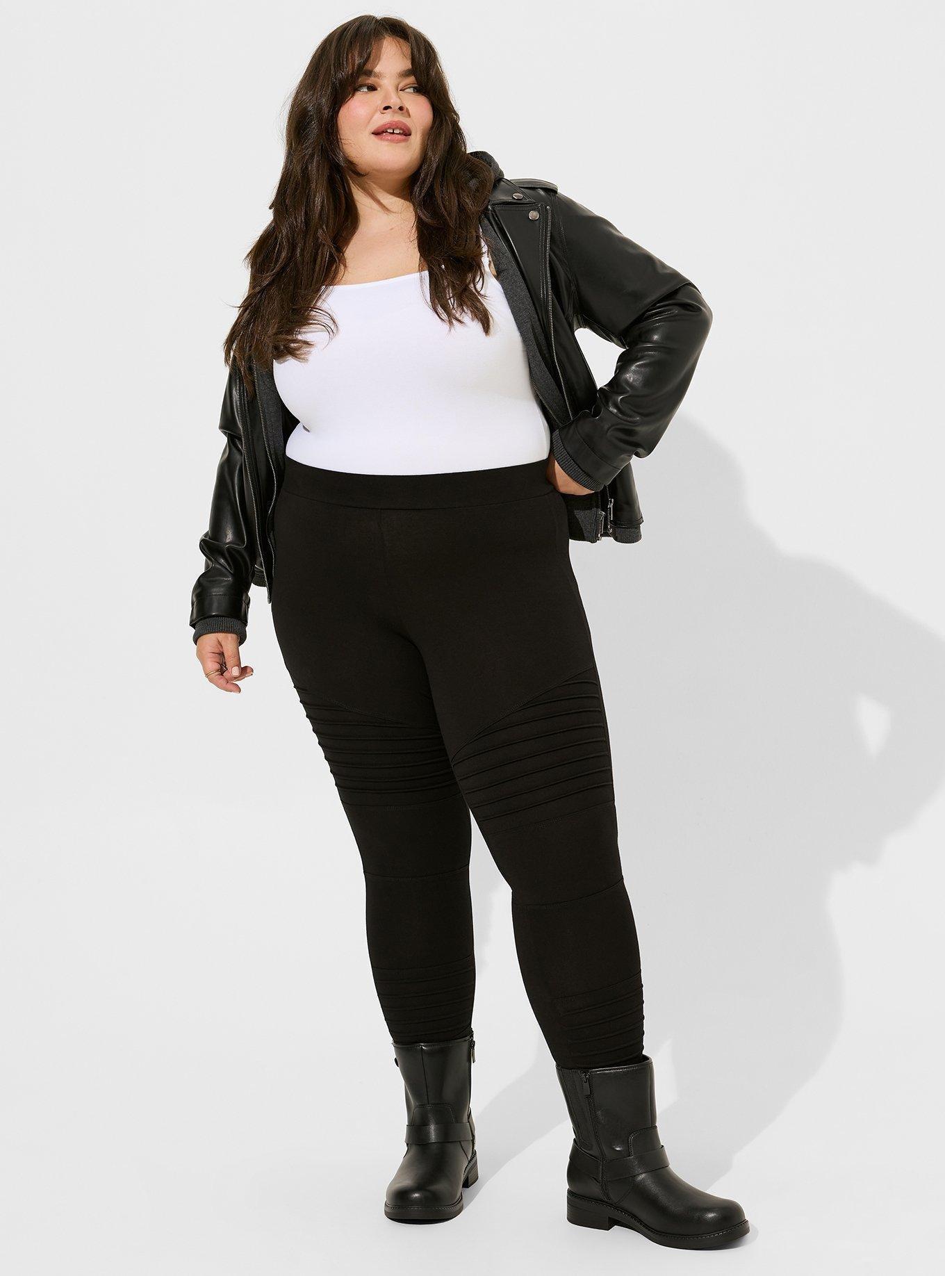 Shop Leggings For Women Plus Size High Waist Cotton with great discounts  and prices online - Jan 2024
