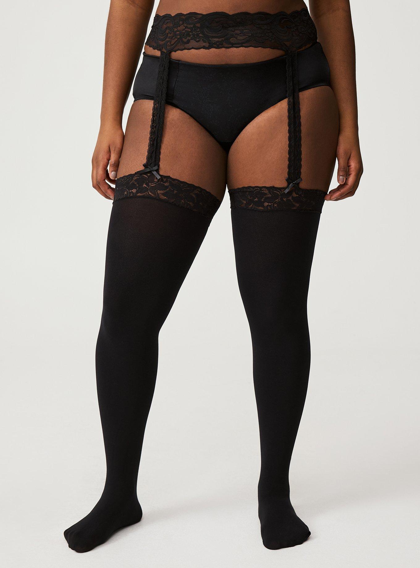 Garter thigh high socks best sale