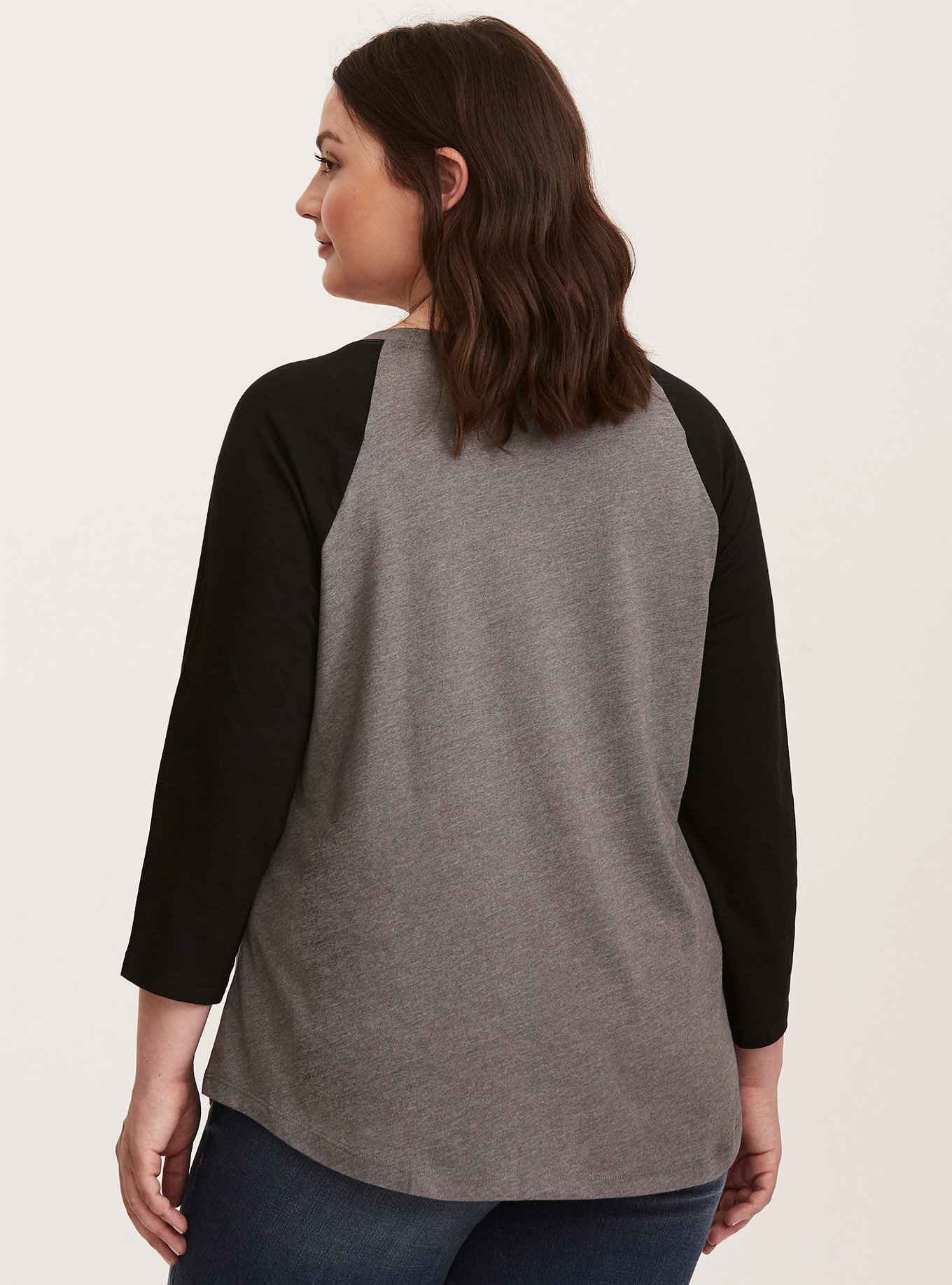 Plus Size - Skull Raglan Tee - Torrid