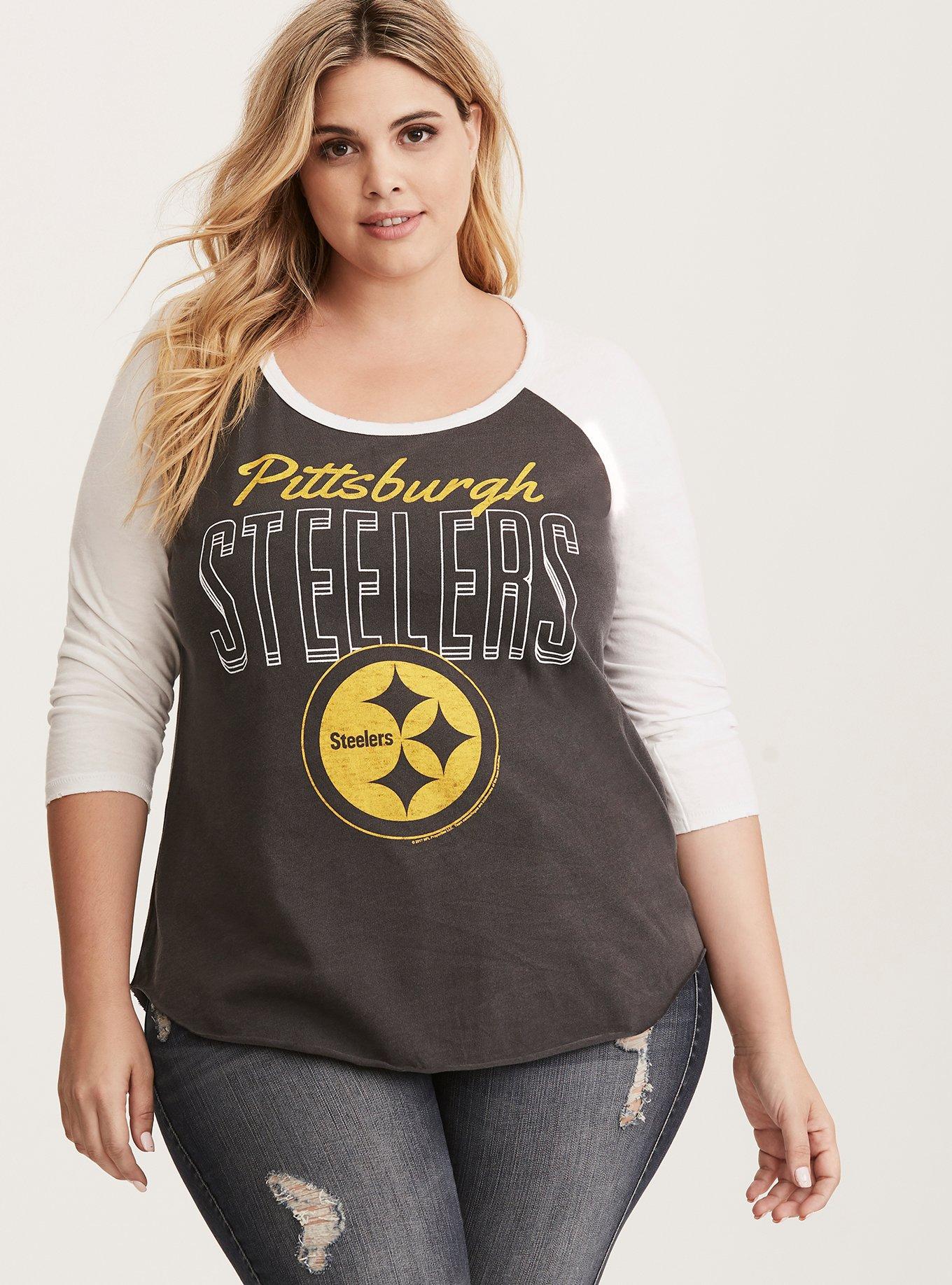 NFL Pittsburgh Steelers Plus Size Women's Basic Tee 