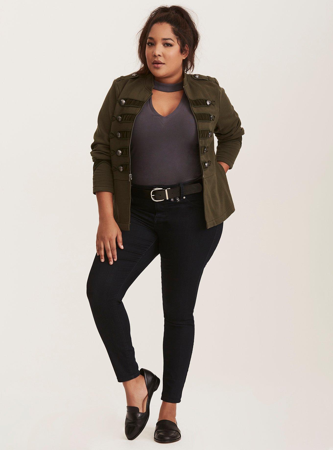 Charcoal Grey Foxy Cutout Tank Top, NINE IRON, alternate