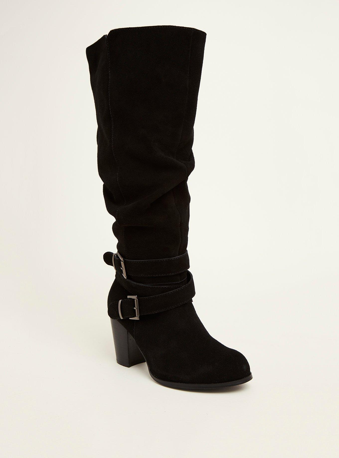 Wide width hotsell slouch boots