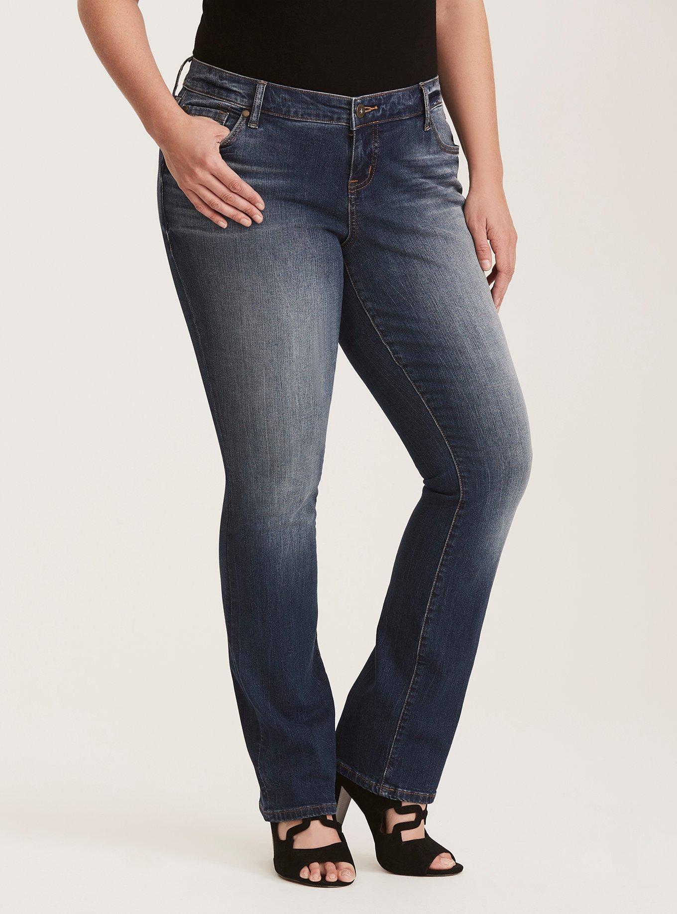 Plus Size - Barely Boot Jean - Medium Wash - Torrid