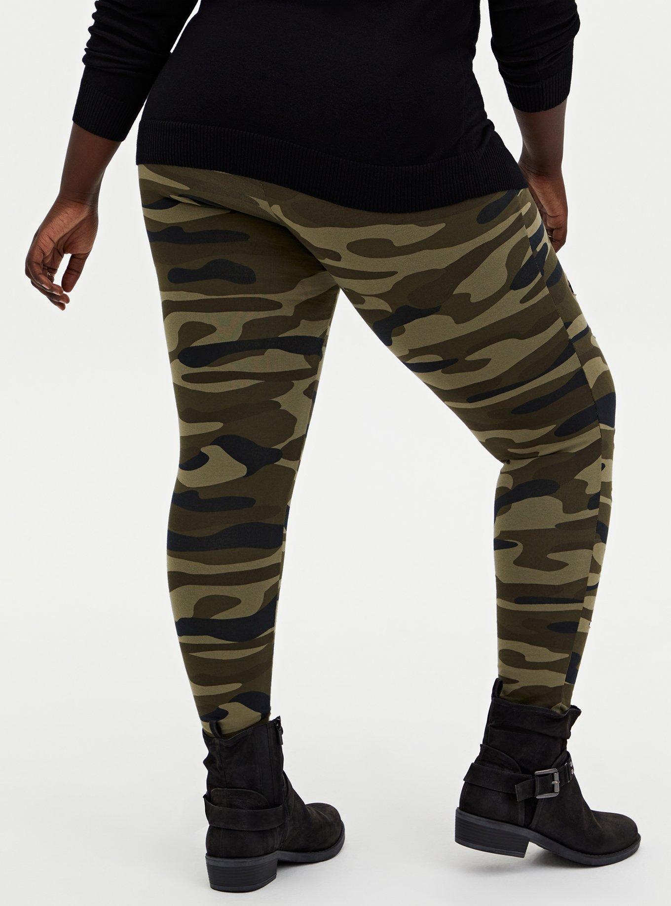 Full Length Signature Waist Split Legging, BRUSHED CAMO, alternate