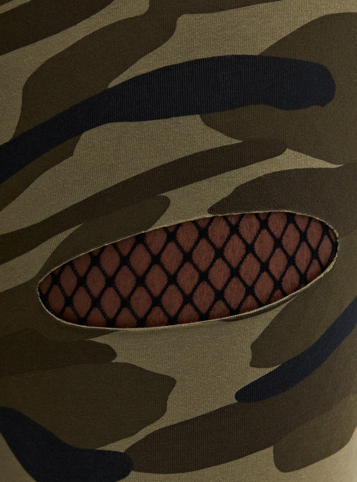 Full Length Signature Waist Split Legging, BRUSHED CAMO, alternate