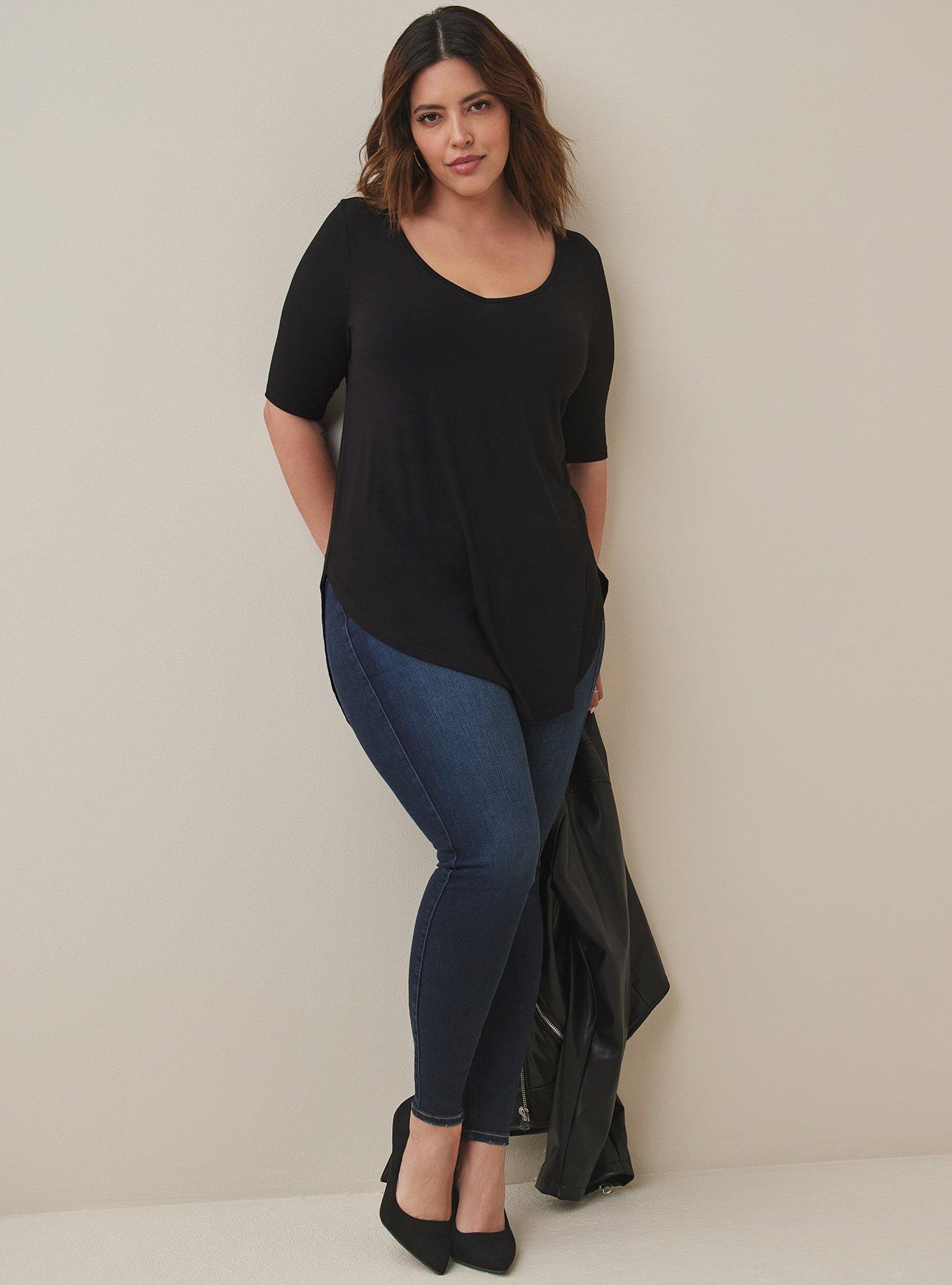 Plus Size - Favorite Tunic Super Soft V-Neck Tunic Tee - Torrid