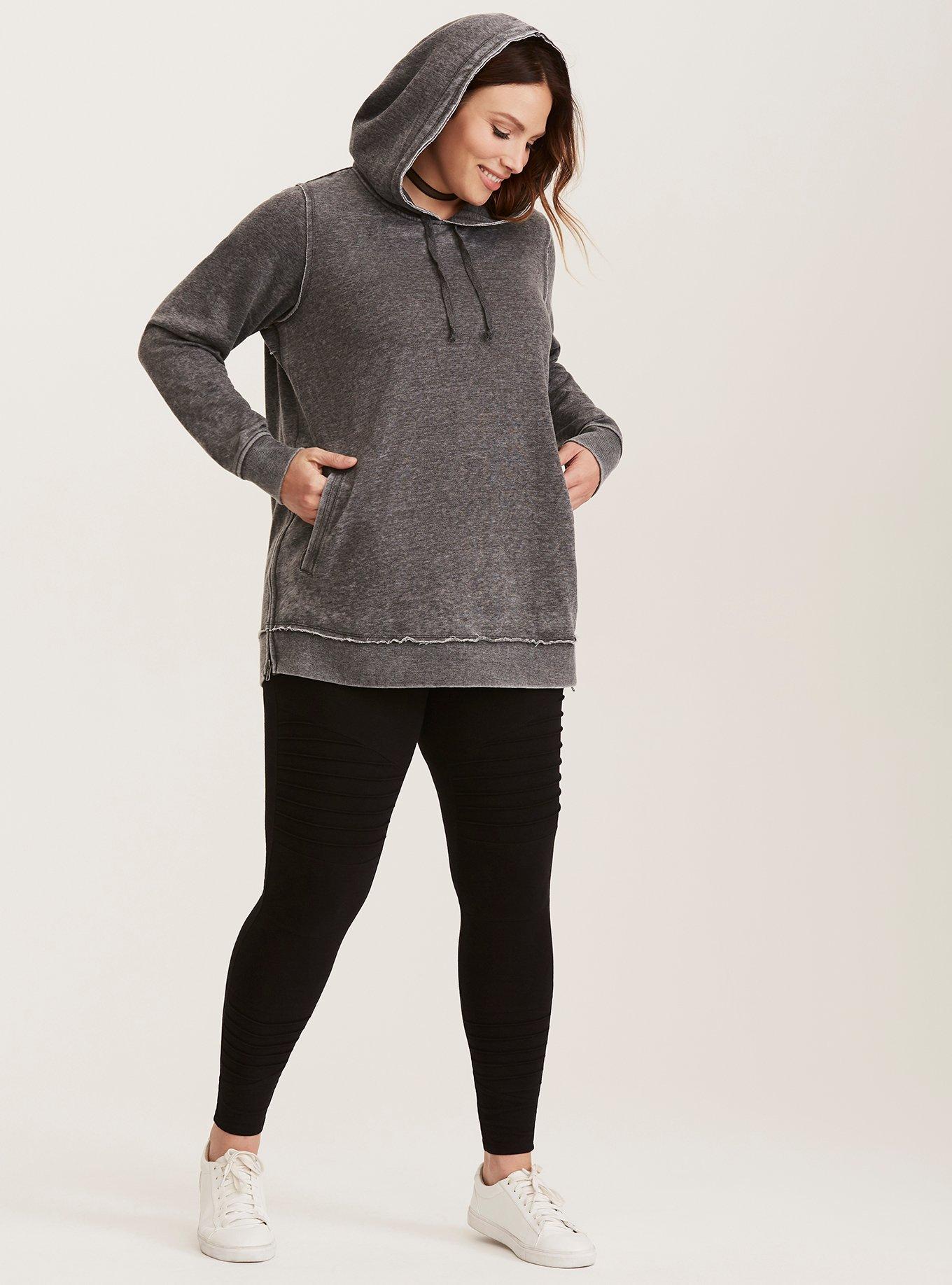 Plus size hot sale tunic sweatshirt