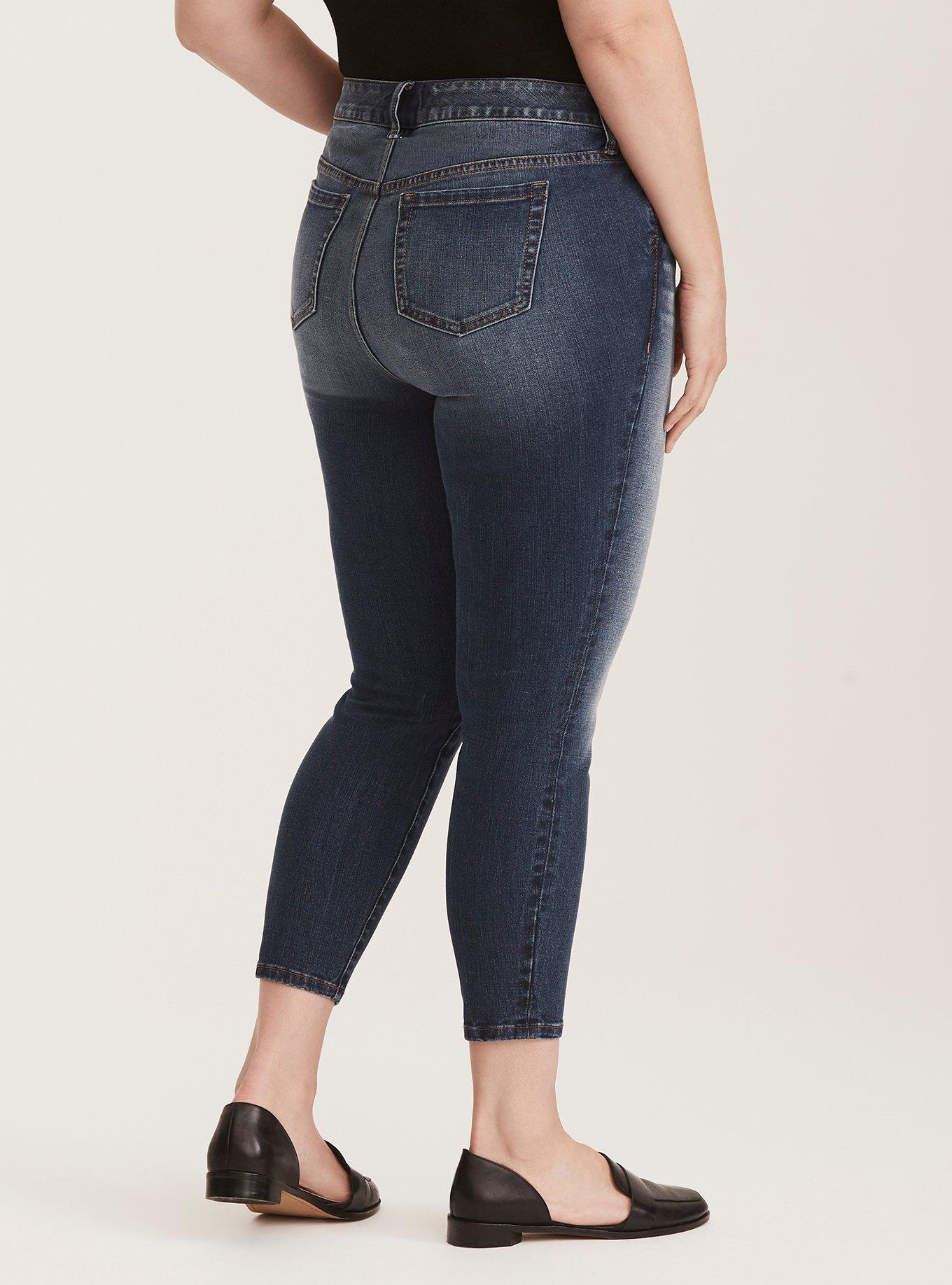 Premium Ultimate Stretch High-Rise Curvy Skinny Jeans - Medium Wash, CLOVERDALE, alternate
