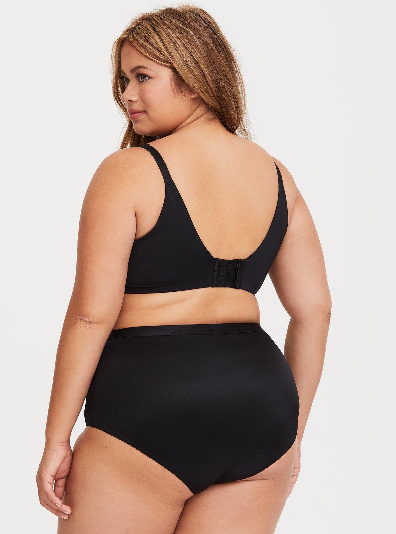 AVENUE BODY | Women's Plus Size Back Smoother Bra - black - 40D