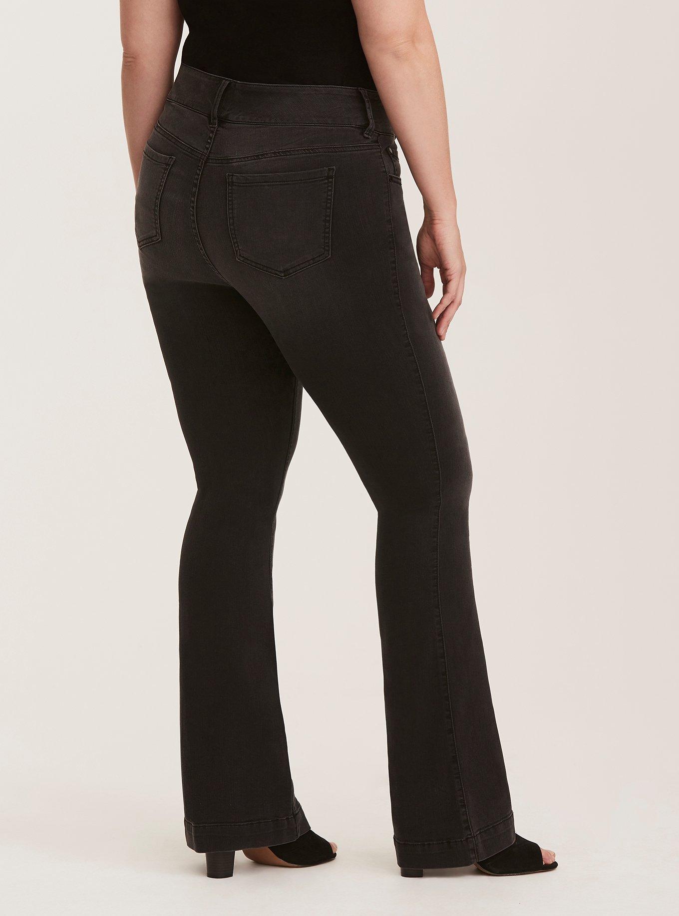 FLARED JEANS - Black