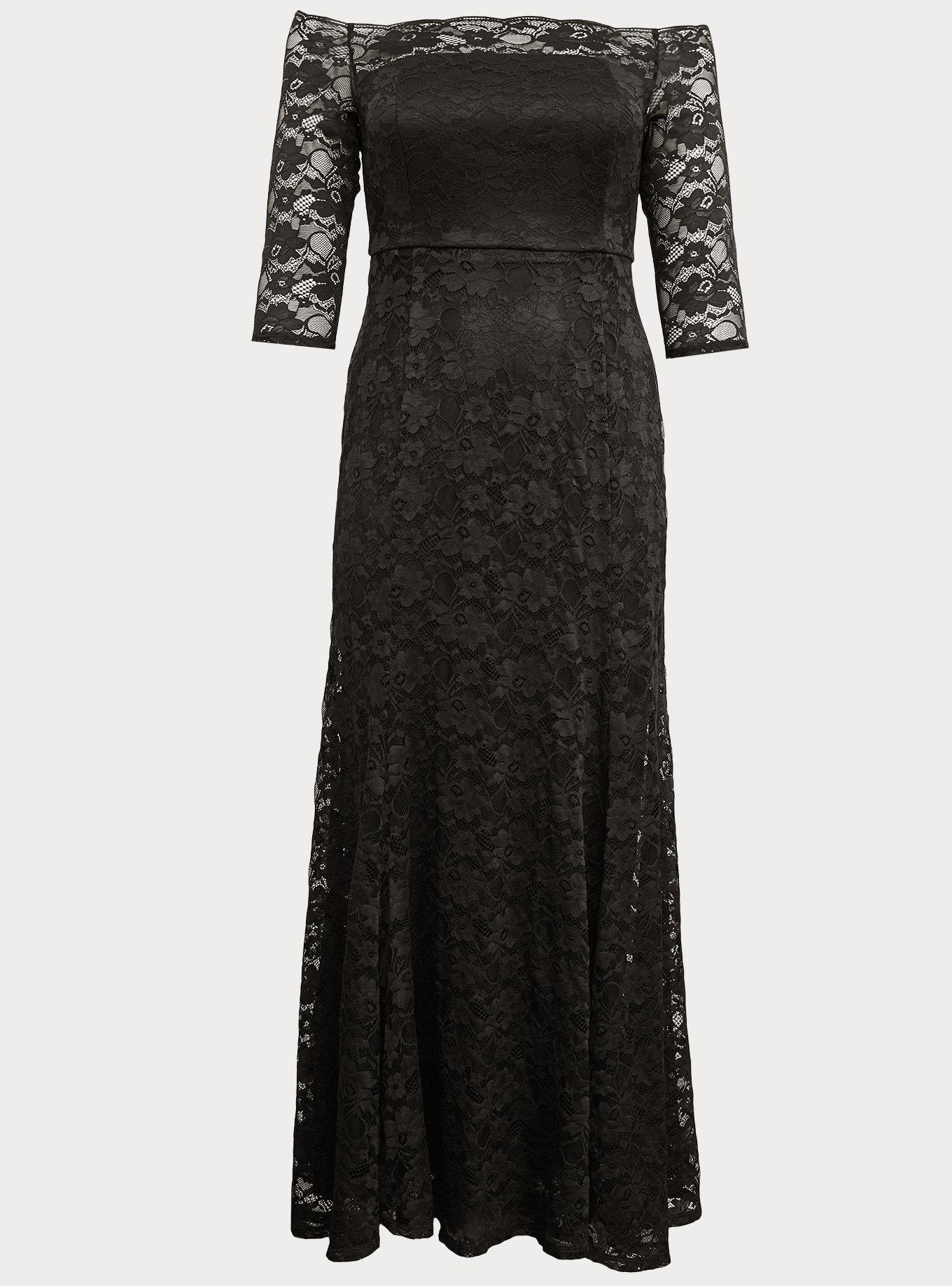 absolutely unforgettable black lace off the shoulder dress Lace Black Skater Dress Off The Shoulder Absolutely Unforgettable Black  Lace Off-the-Shoulder Dress