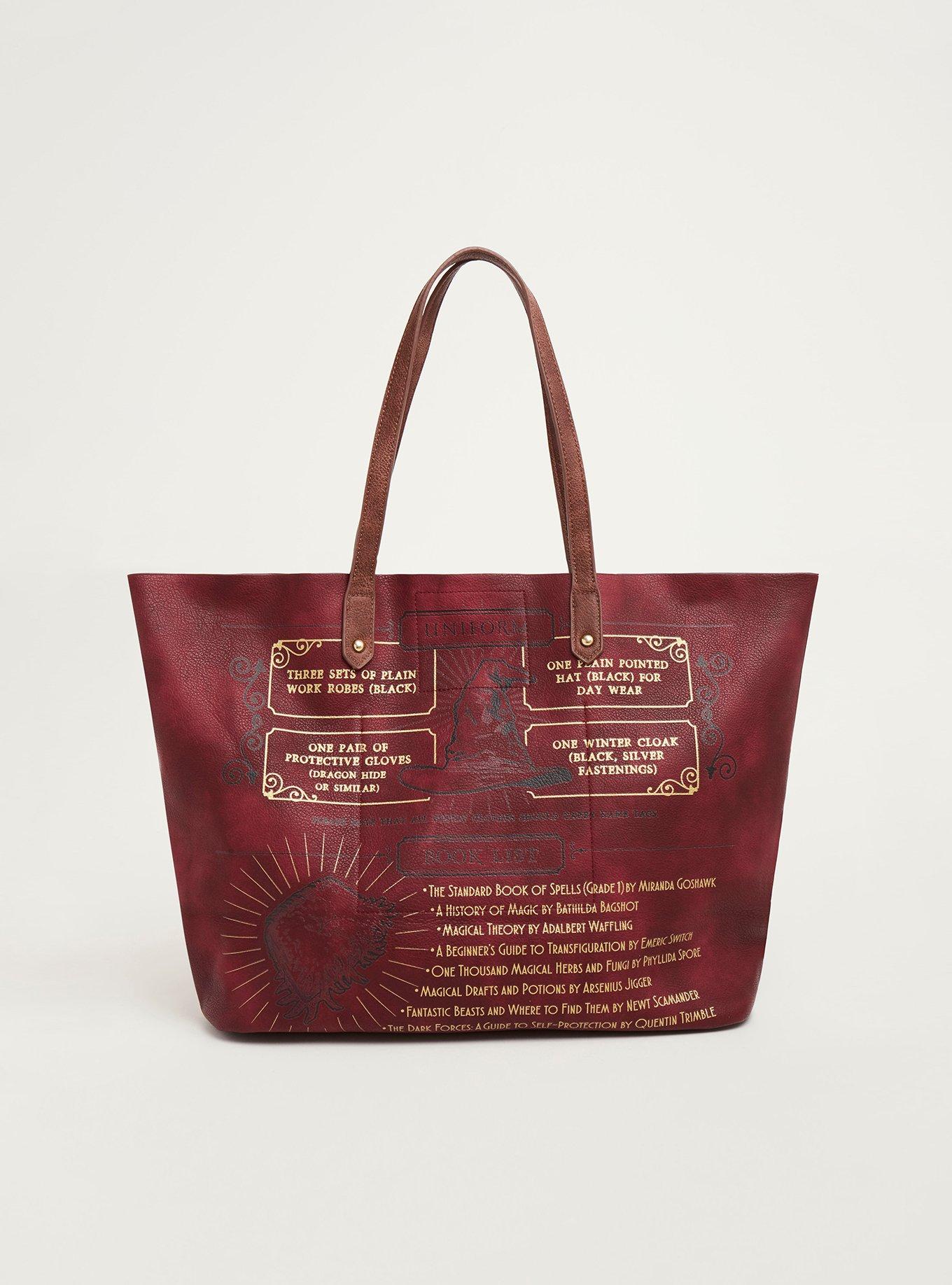 Harry potter hogwarts school list tote hotsell