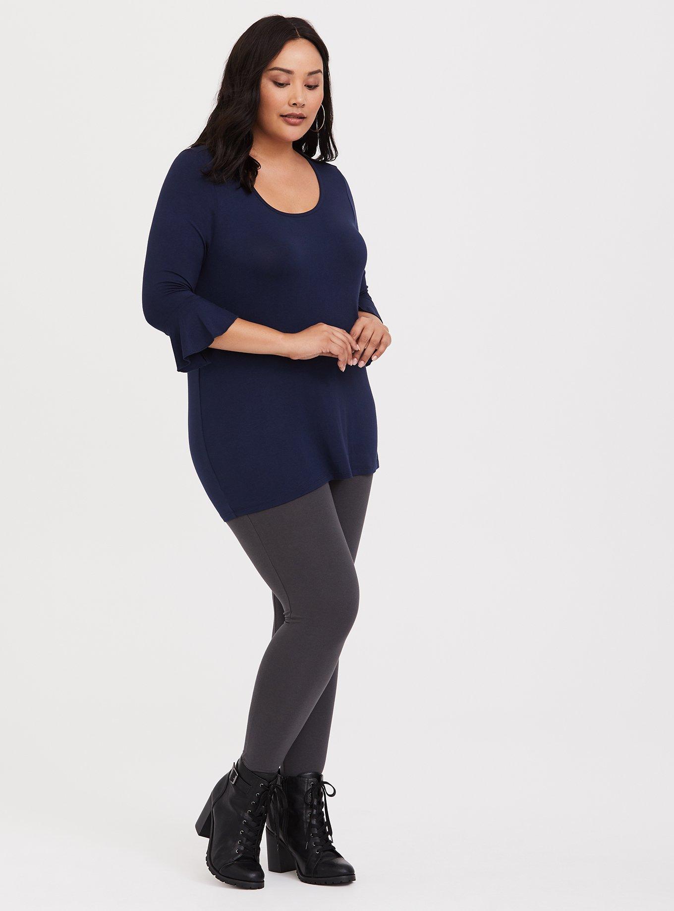 Plus Size - Full Length Signature Waist Fleece-Lined Pocket Legging - Torrid