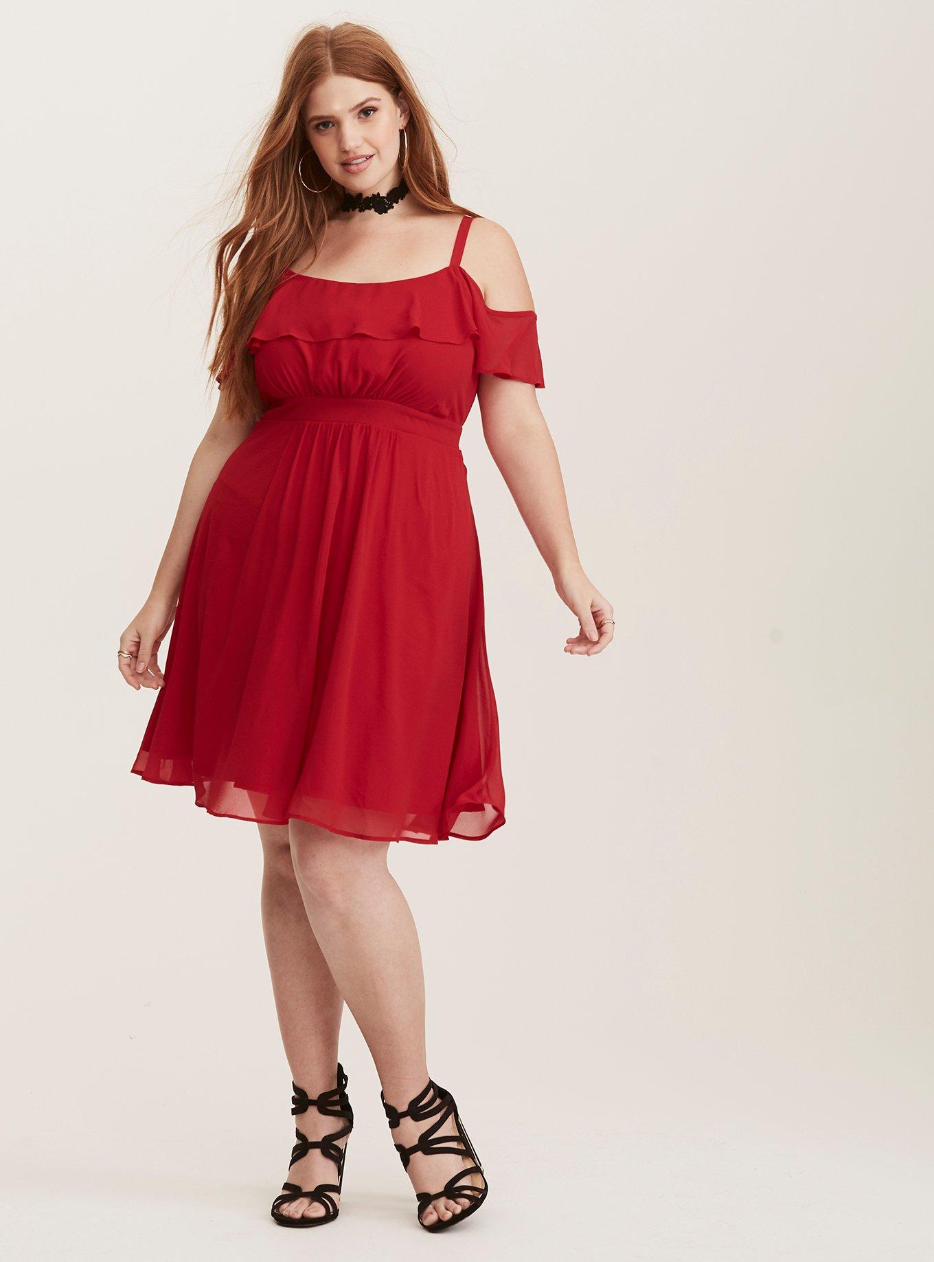 Torrid red clearance dress