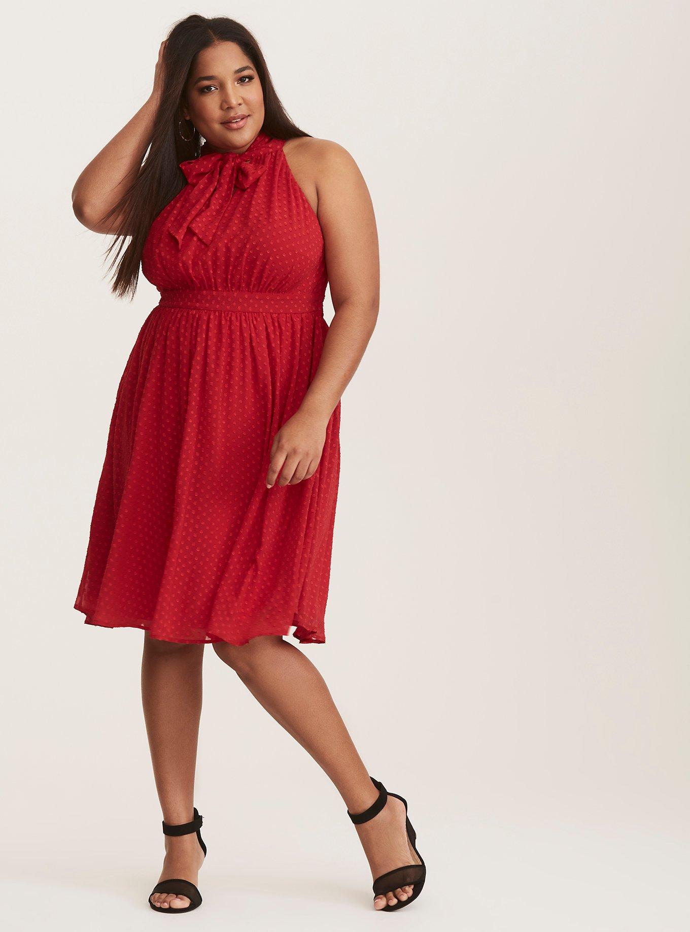 Torrid shop red dress