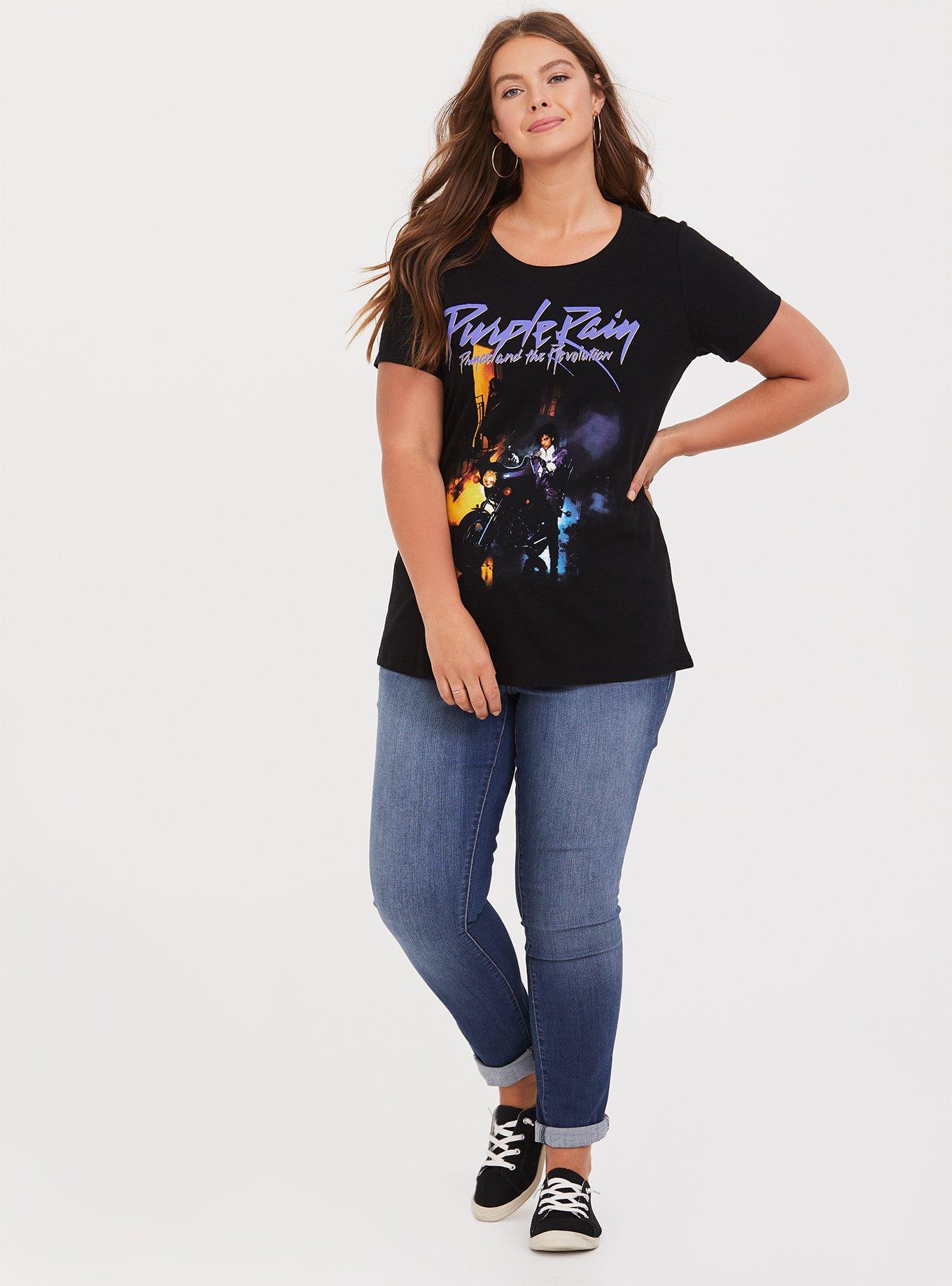 Prince Purple Rain Slim Fit Tee, DEEP BLACK, alternate