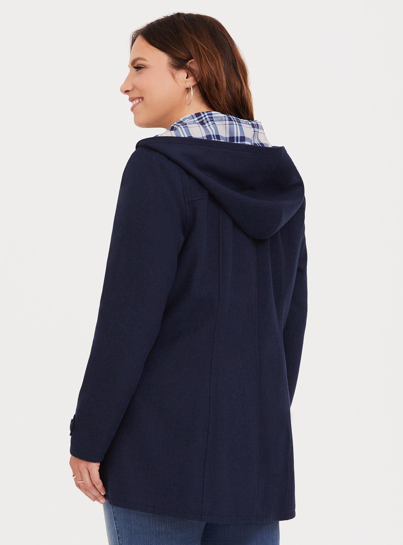 Her Universe Doctor Who Navy Toggle Peacoat, NAVY, alternate