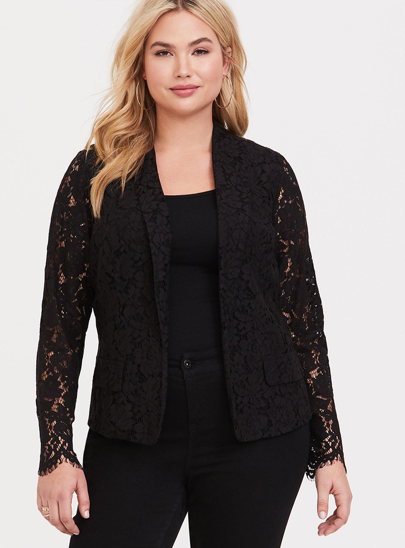 Torrid black outlet jacket