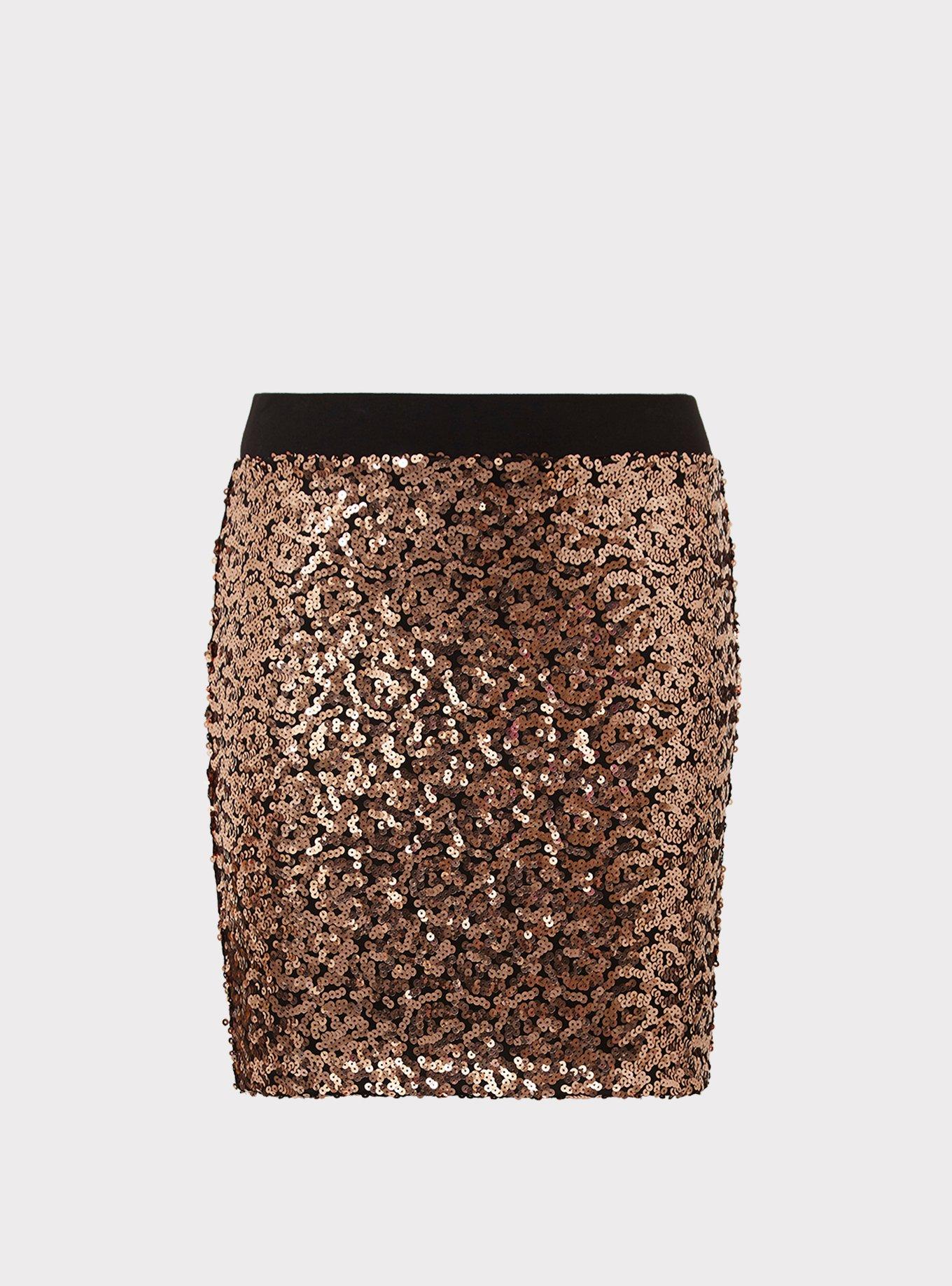 Plus Size - Mini Sequin Skirt - Torrid