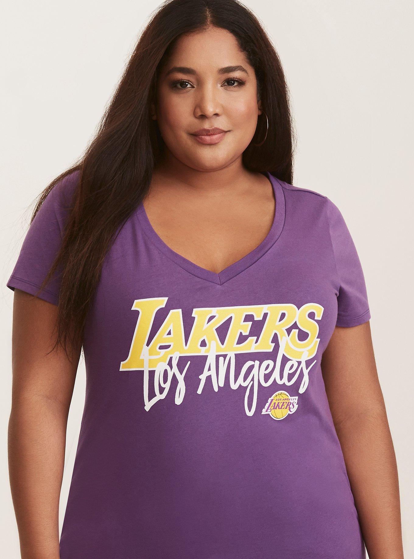 Lids Los Angeles Lakers New Era Women's Plus 2022/23 City Edition Bi-Blend  Long Sleeve Hoodie T-Shirt - Purple