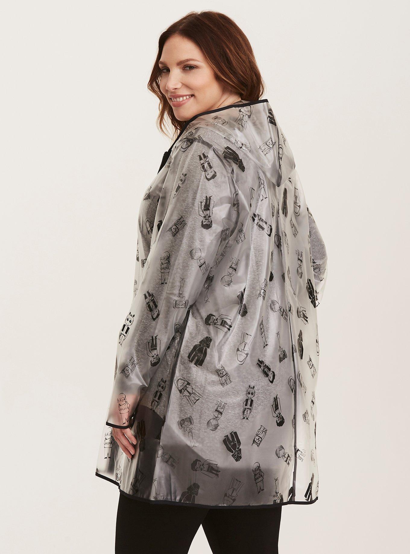 Plus size pvc store raincoat