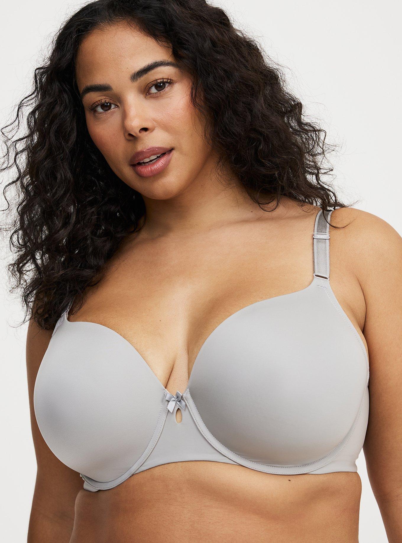 Perfect Coverage Lightly Lined Smooth Bra, FORMAL GRAY, alternate