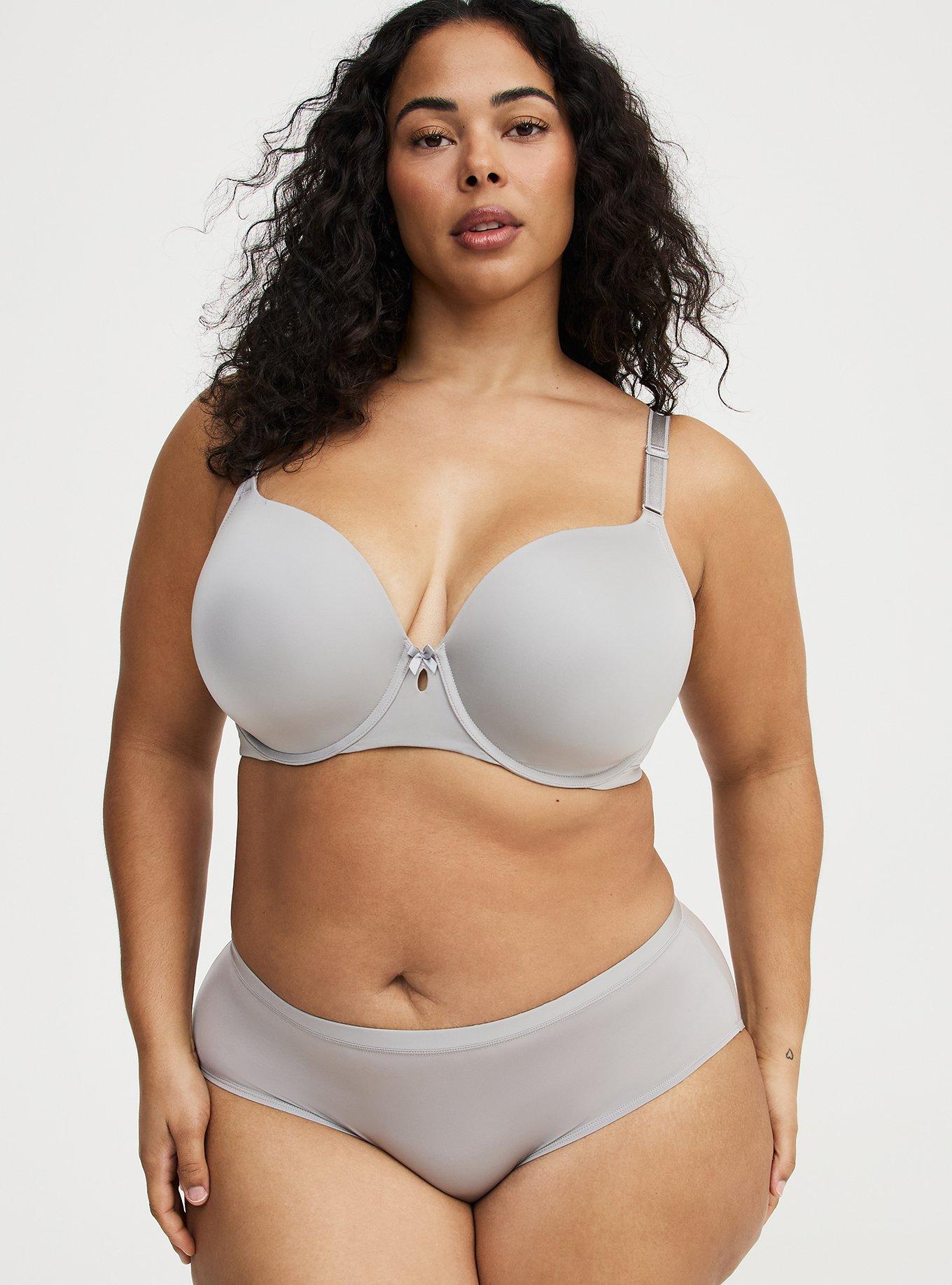 Perfect Coverage Lightly Lined Smooth Bra, FORMAL GRAY, alternate