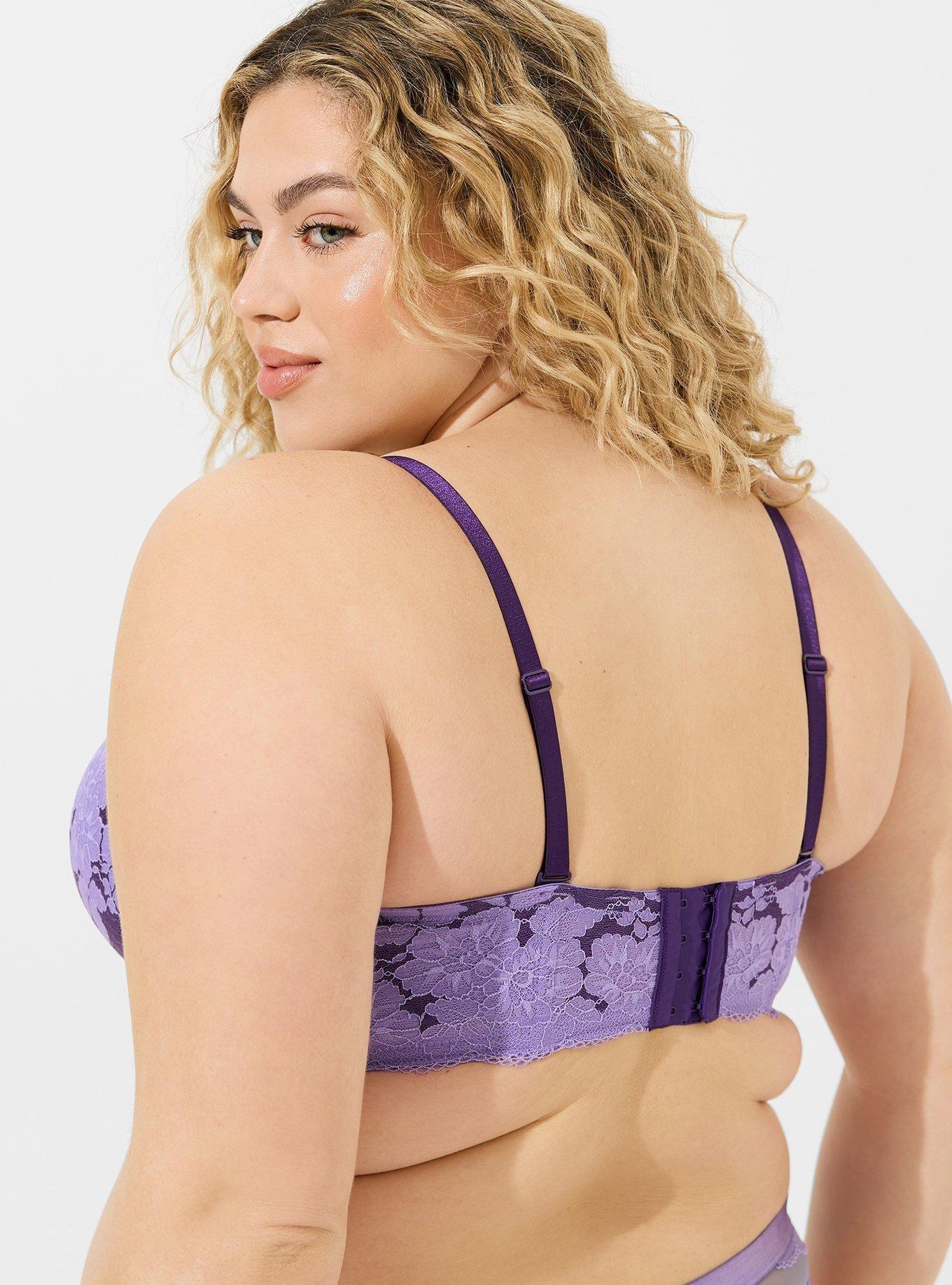 Bombshell Everyday Strapless Push-Up Bra, DAHLIA PURPLE AND VIOLET INDIGO, alternate