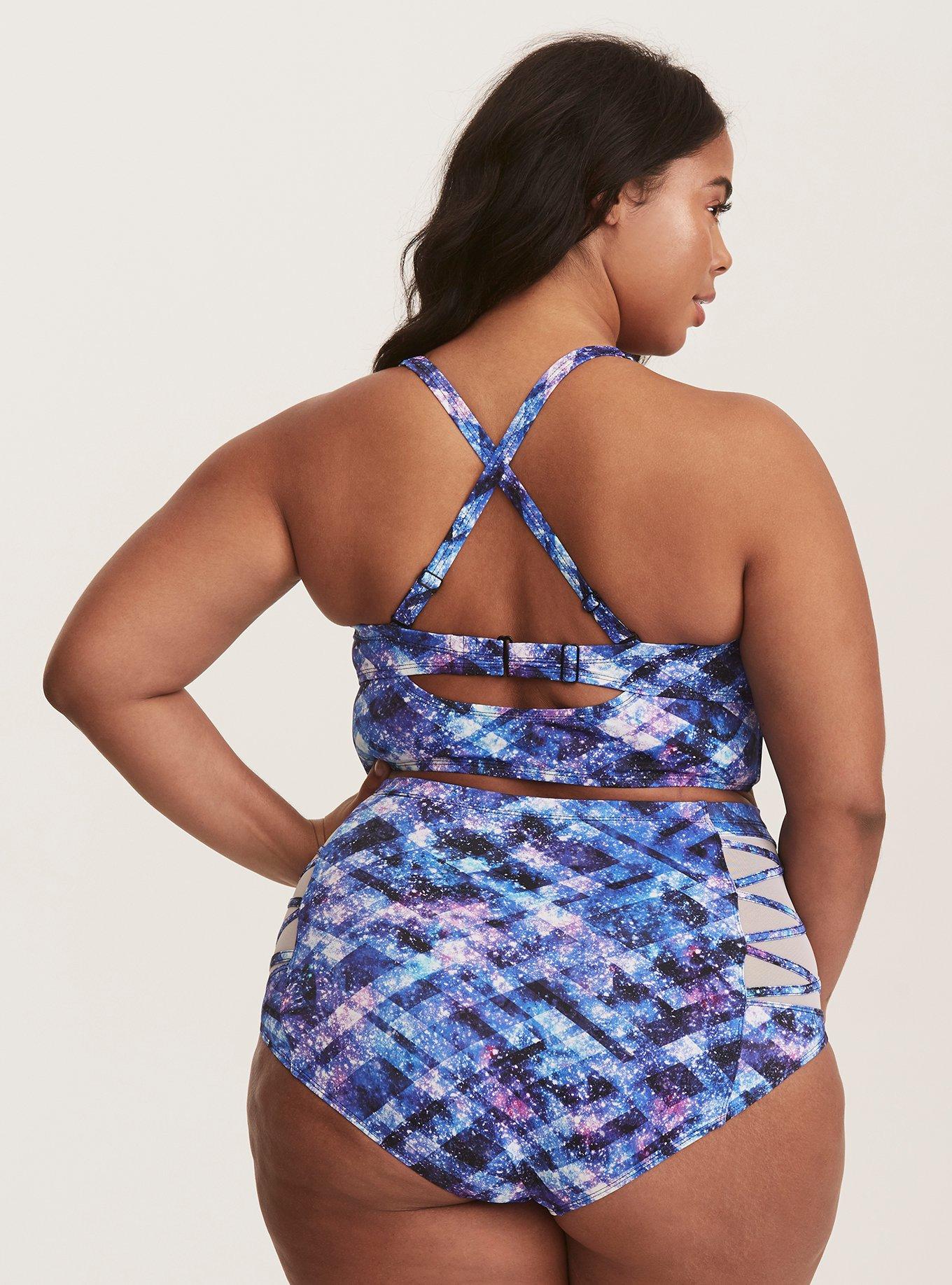 Plus Size - Slim Fix Underwire Strappy Back One Piece Swimsuit - Torrid