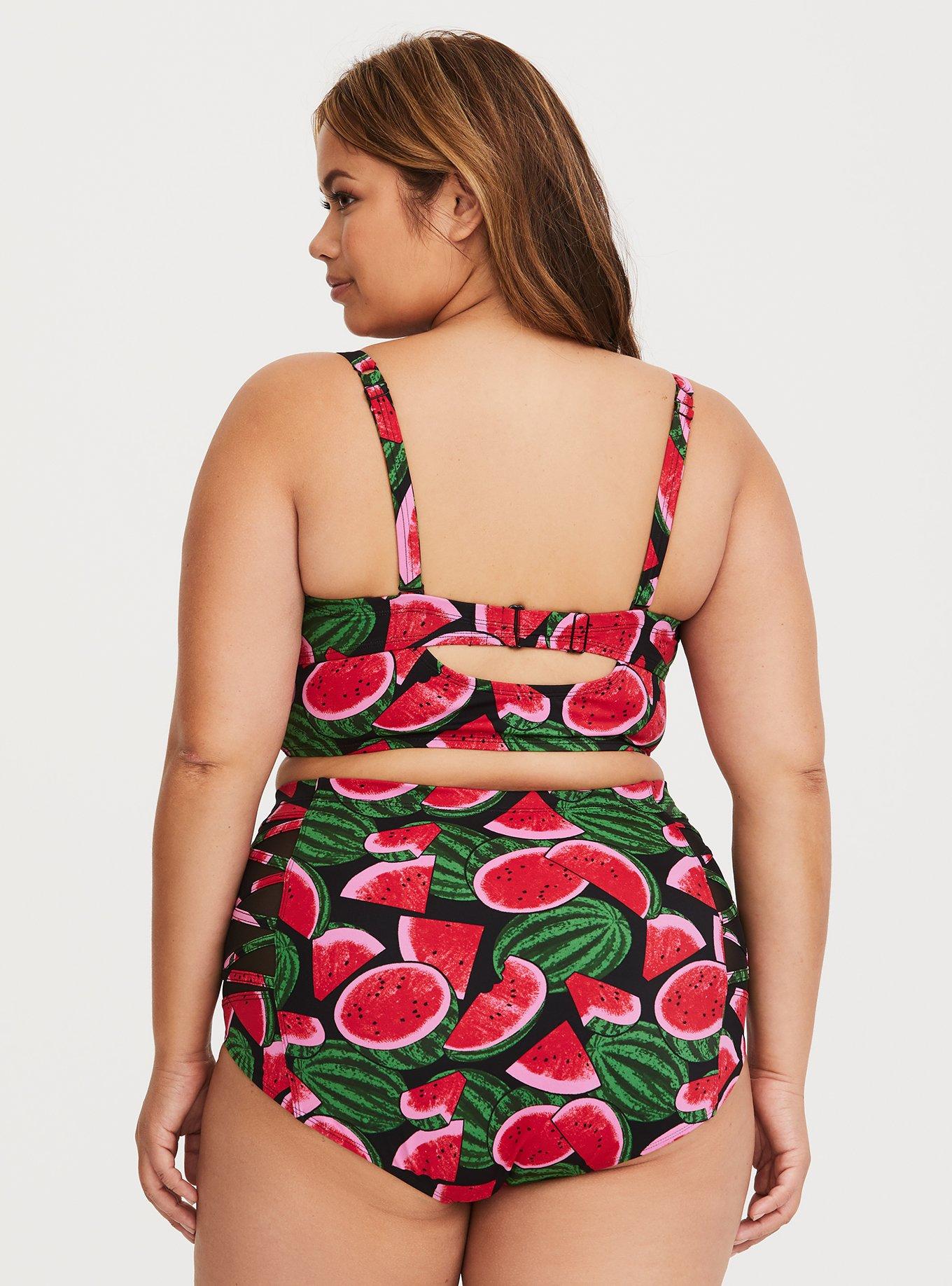 Plus Size - Retro Wired Swim Romper - Floral - Torrid