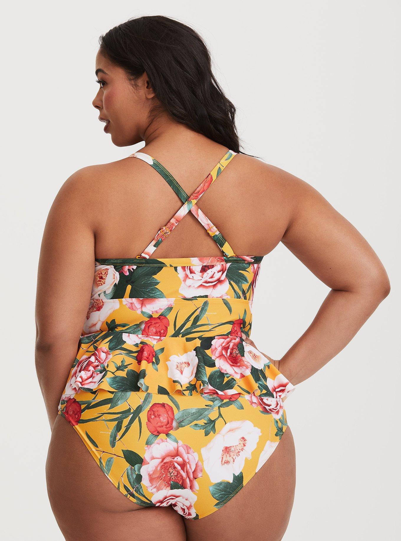 Torrid yellow hot sale swimsuit