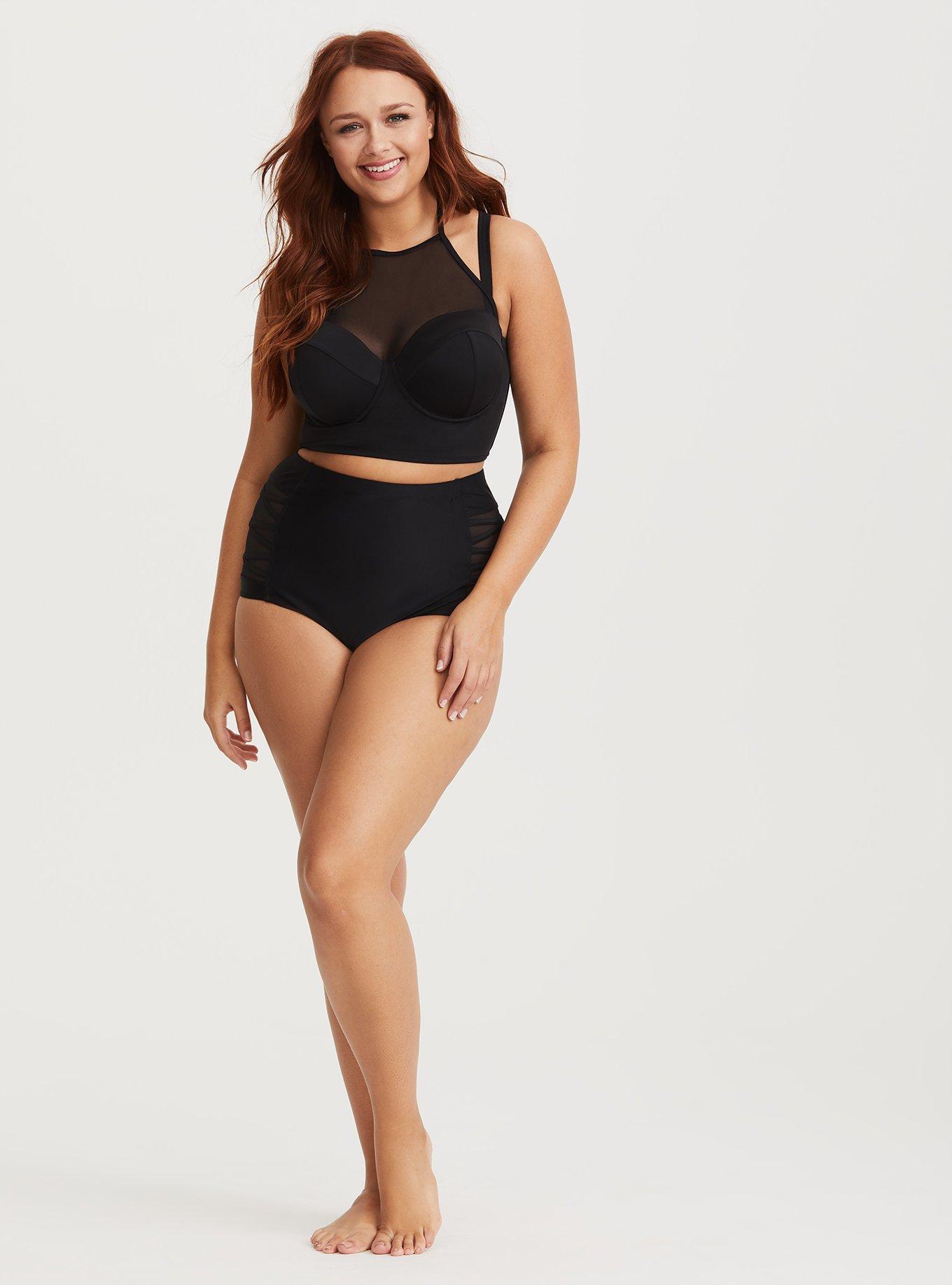 Bikini high neck push up clearance