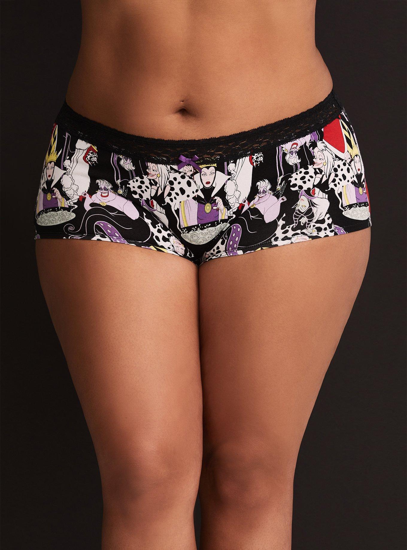 Plus Size - Villainous Cotton Boyshort Panty - Torrid