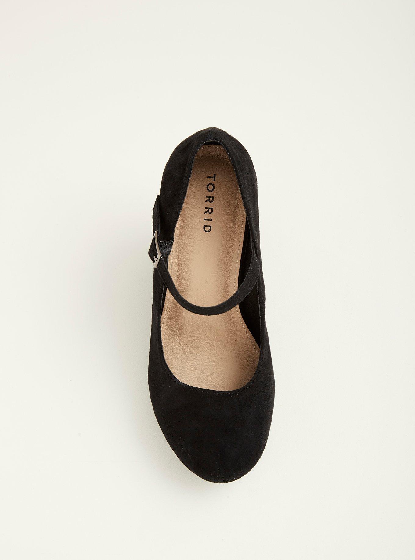 Wide width discount mary jane flats