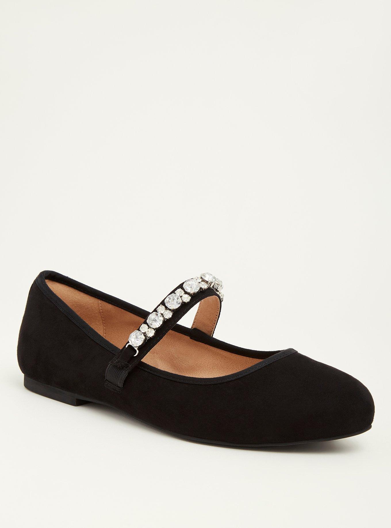 Ballerina Flat (WW), BLACK, hi-res