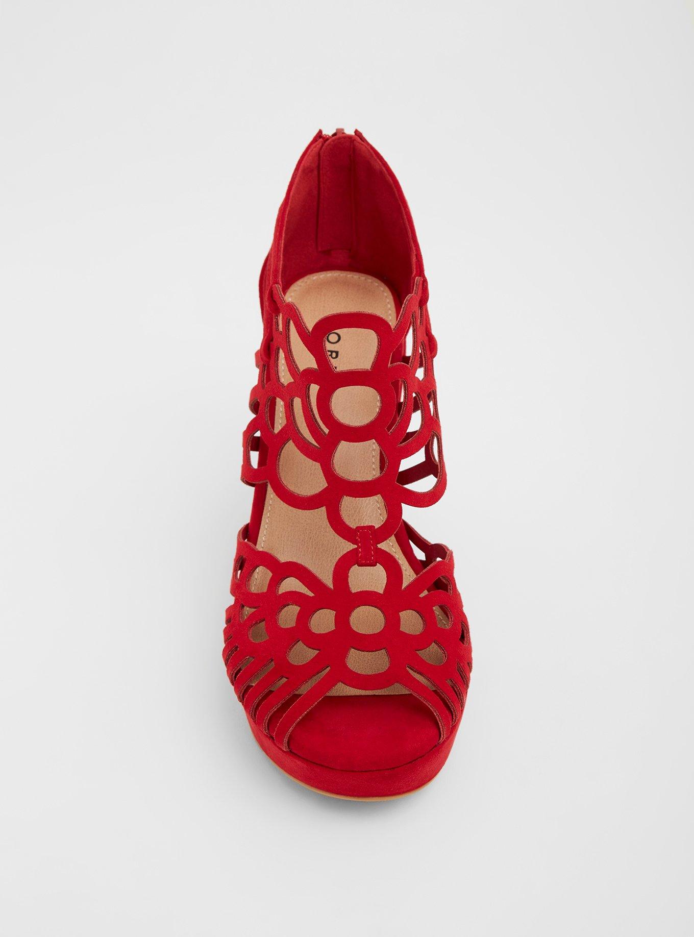 Red shoes hot sale wide width