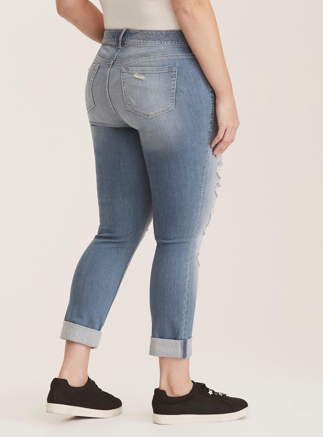 Boyfriend Jean - Premium Stretch Light Wash, JETTY, alternate
