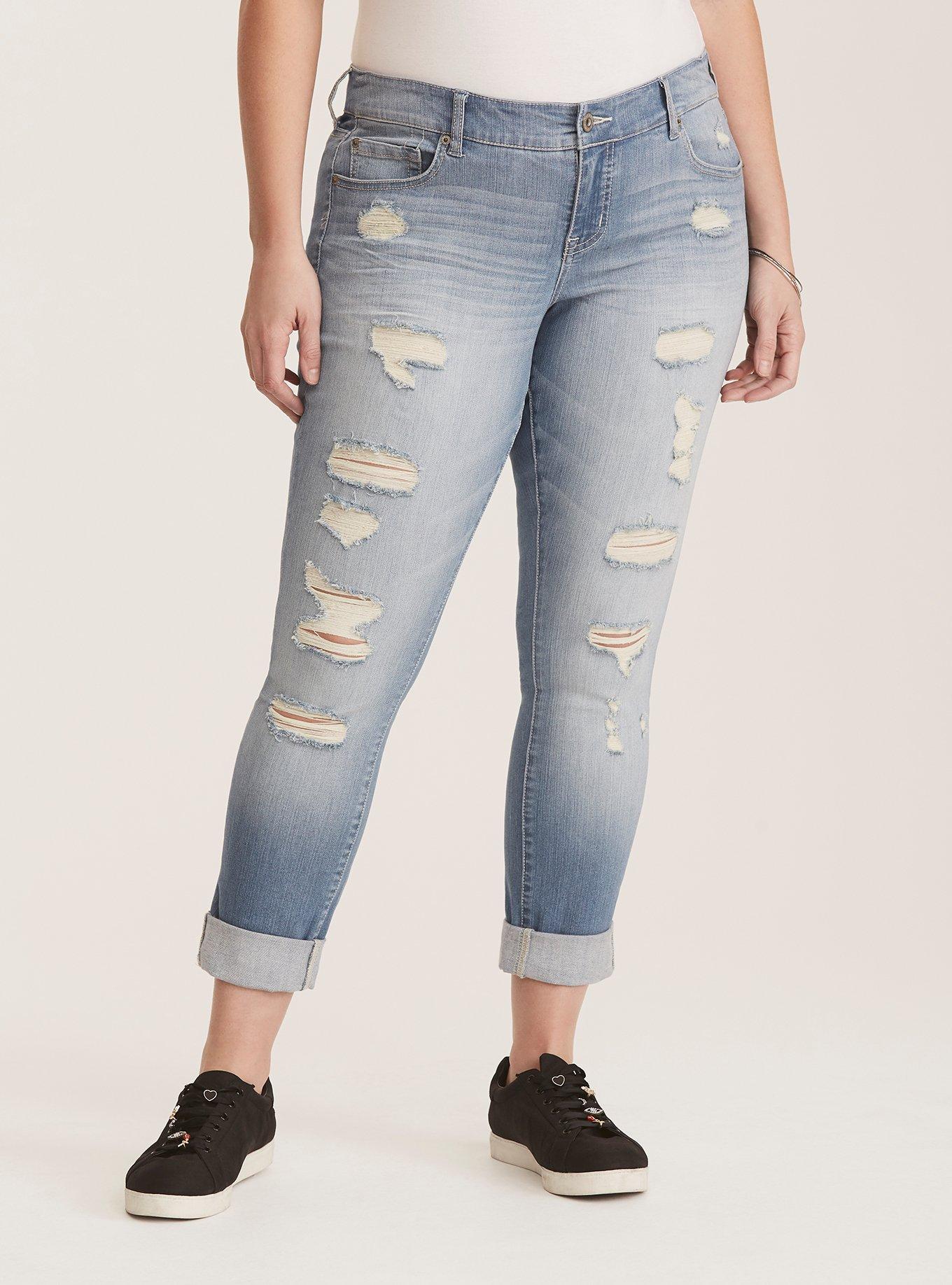 Boyfriend Jean - Premium Stretch Light Wash, JETTY, hi-res