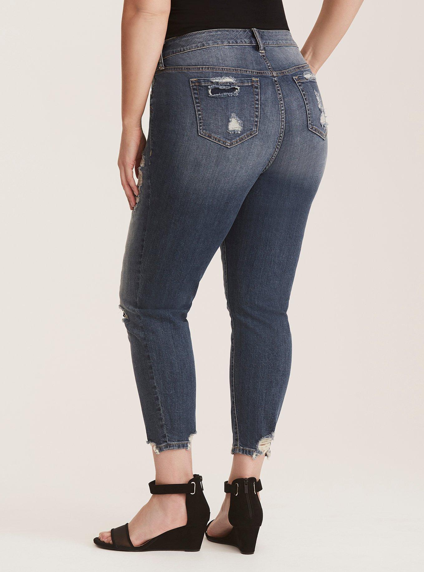 Girlfriend Jean - Vintage Stretch Medium Wash, VENICE, alternate