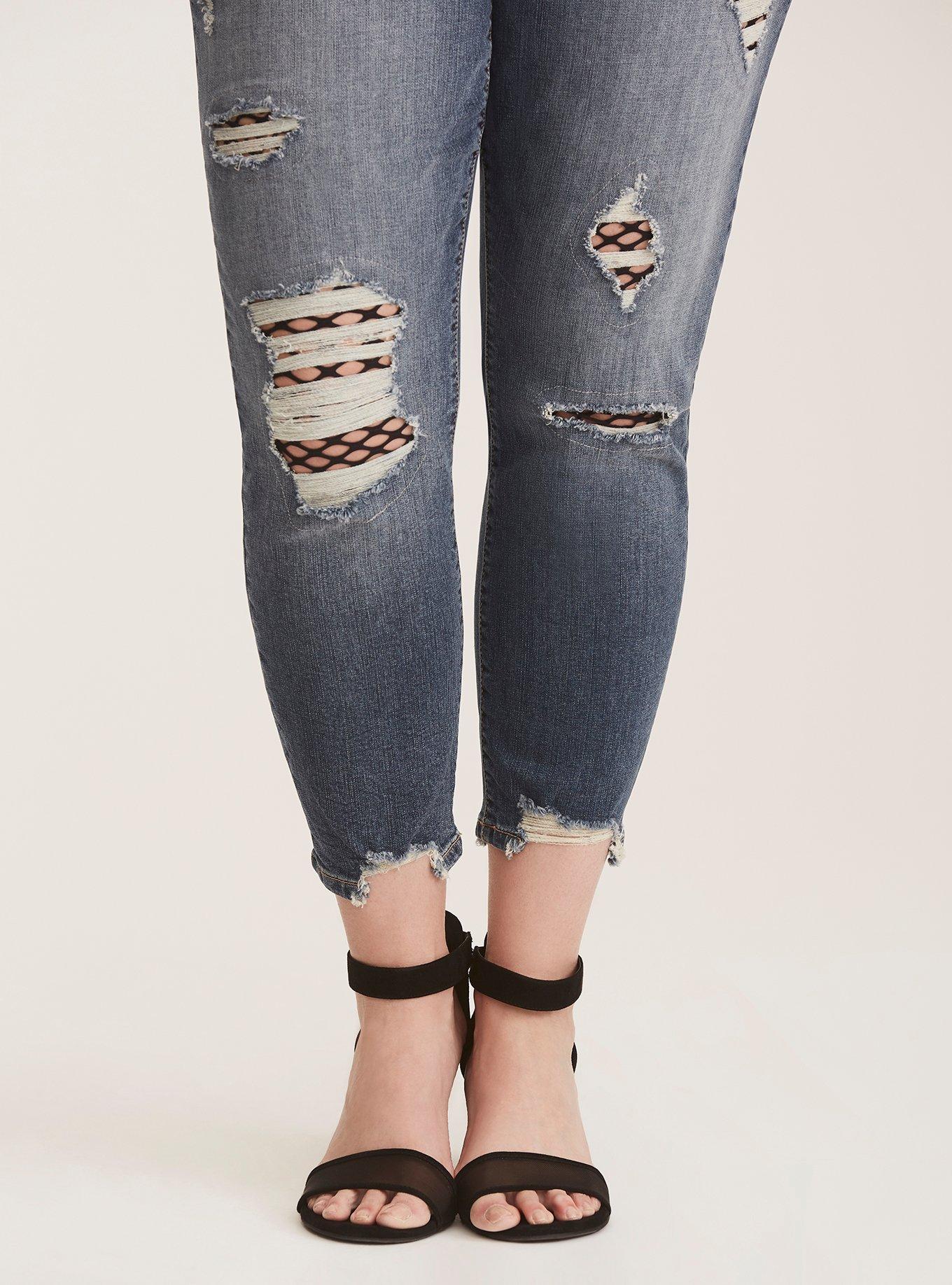 Girlfriend Jean - Vintage Stretch Medium Wash, VENICE, alternate