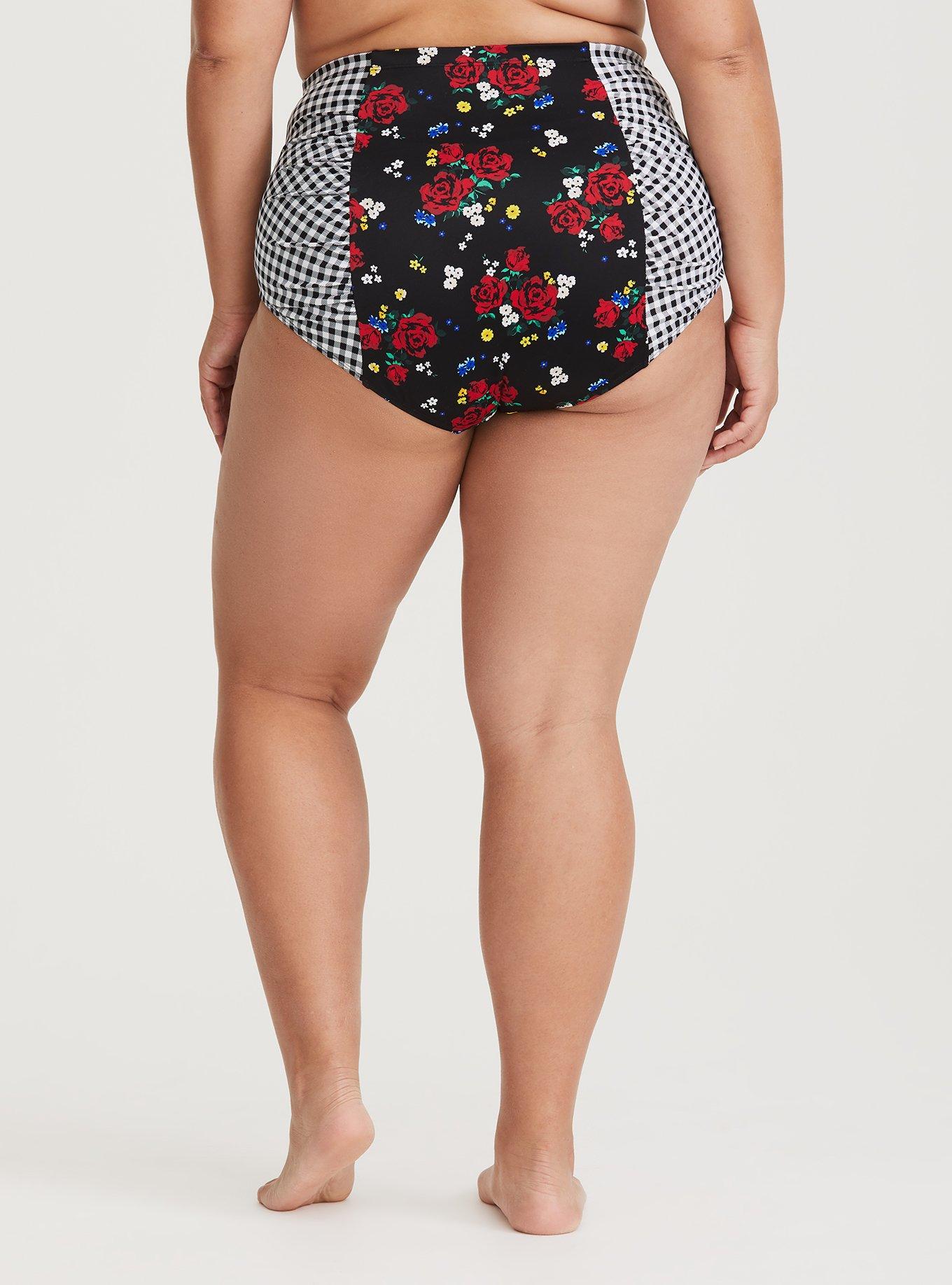 Torrid store gingham swimsuit