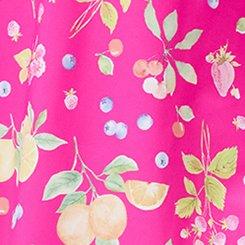 High-Rise Mid-Length Swim Skirt With Brief, FRUIT BASKET PINK, swatch