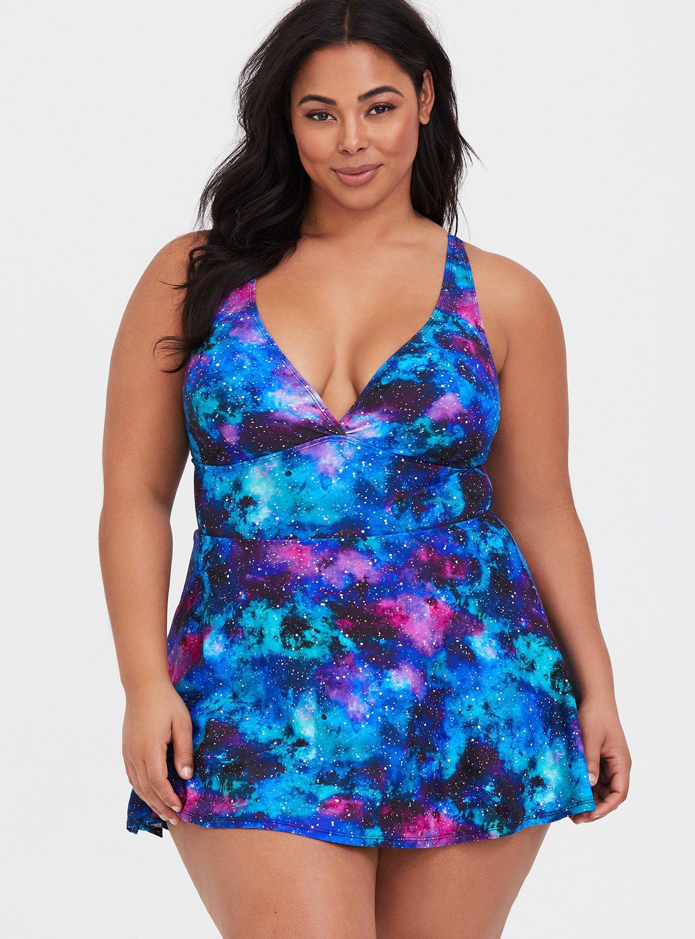 Galaxy plus size swimdress sales