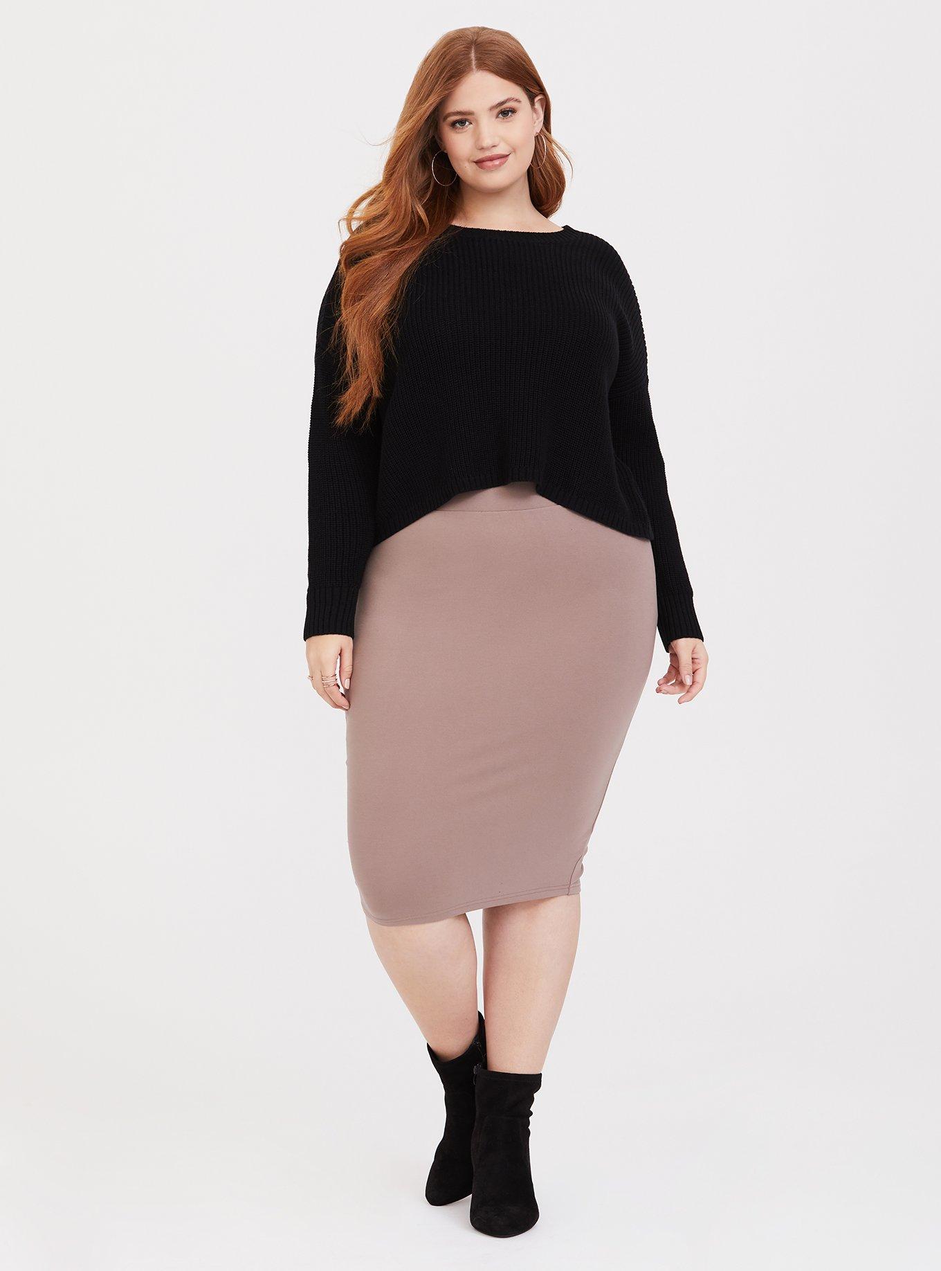 Black Ponte Skirt RESTOCKED***