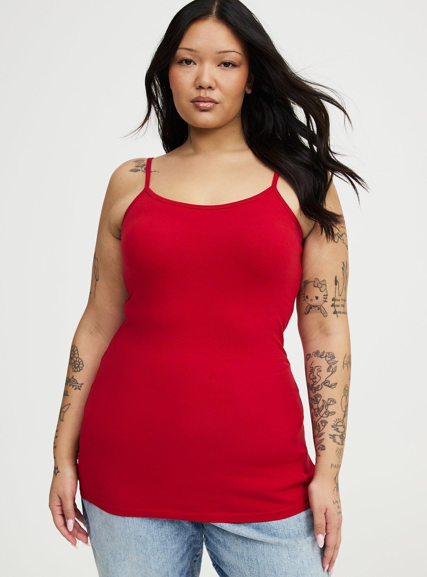 Foxy Tunic Cami, JESTER RED, hi-res