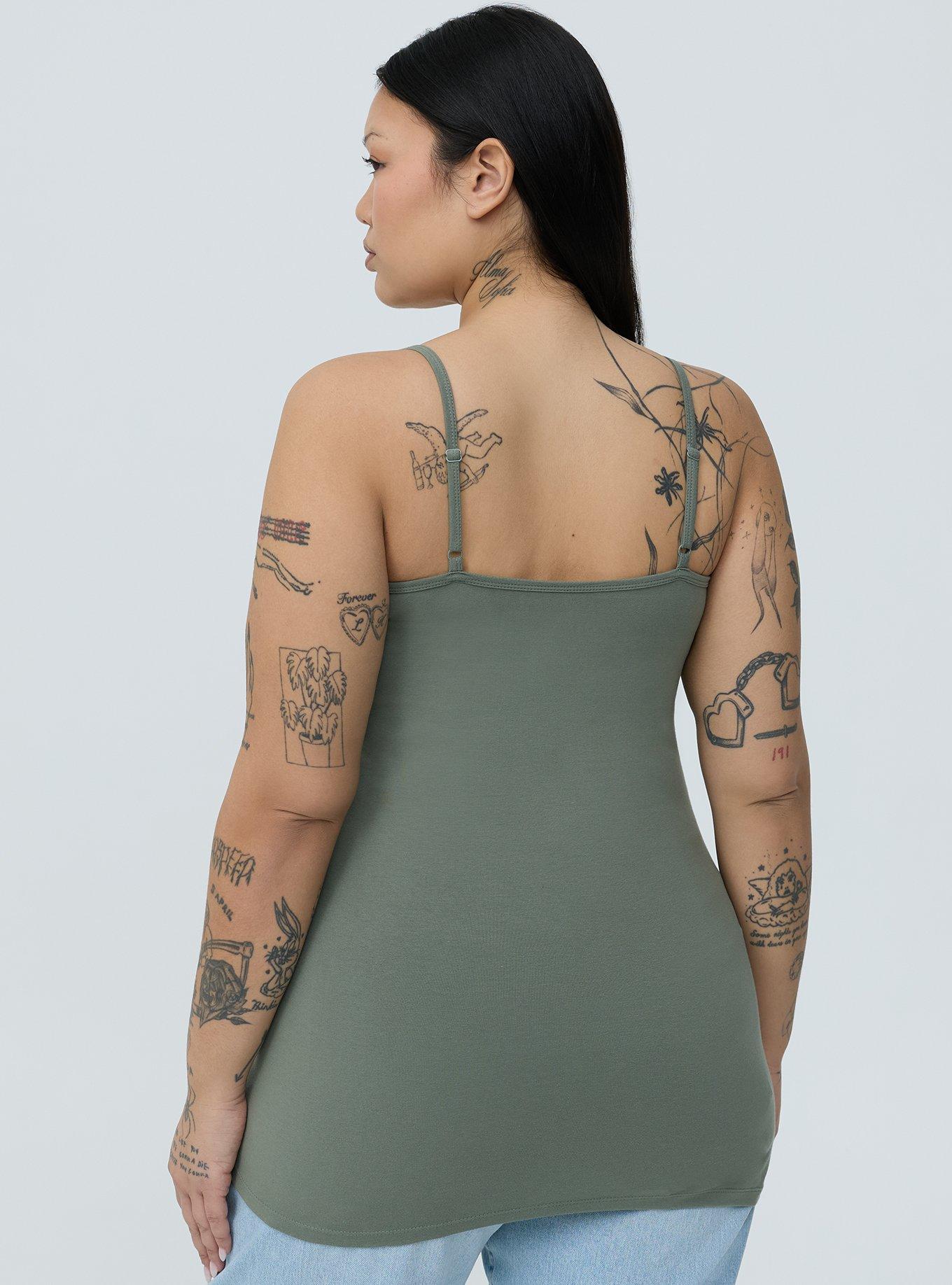 Foxy Tunic Cami, AGAVE GREEN, alternate