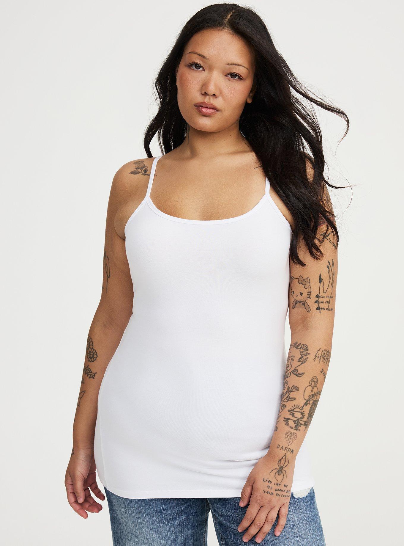 Foxy Tunic Cami, BRIGHT WHITE, hi-res