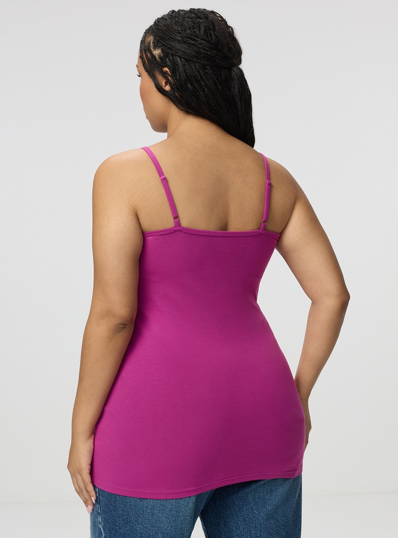 Plus Size Foxy Tunic, WILD ASTER, alternate