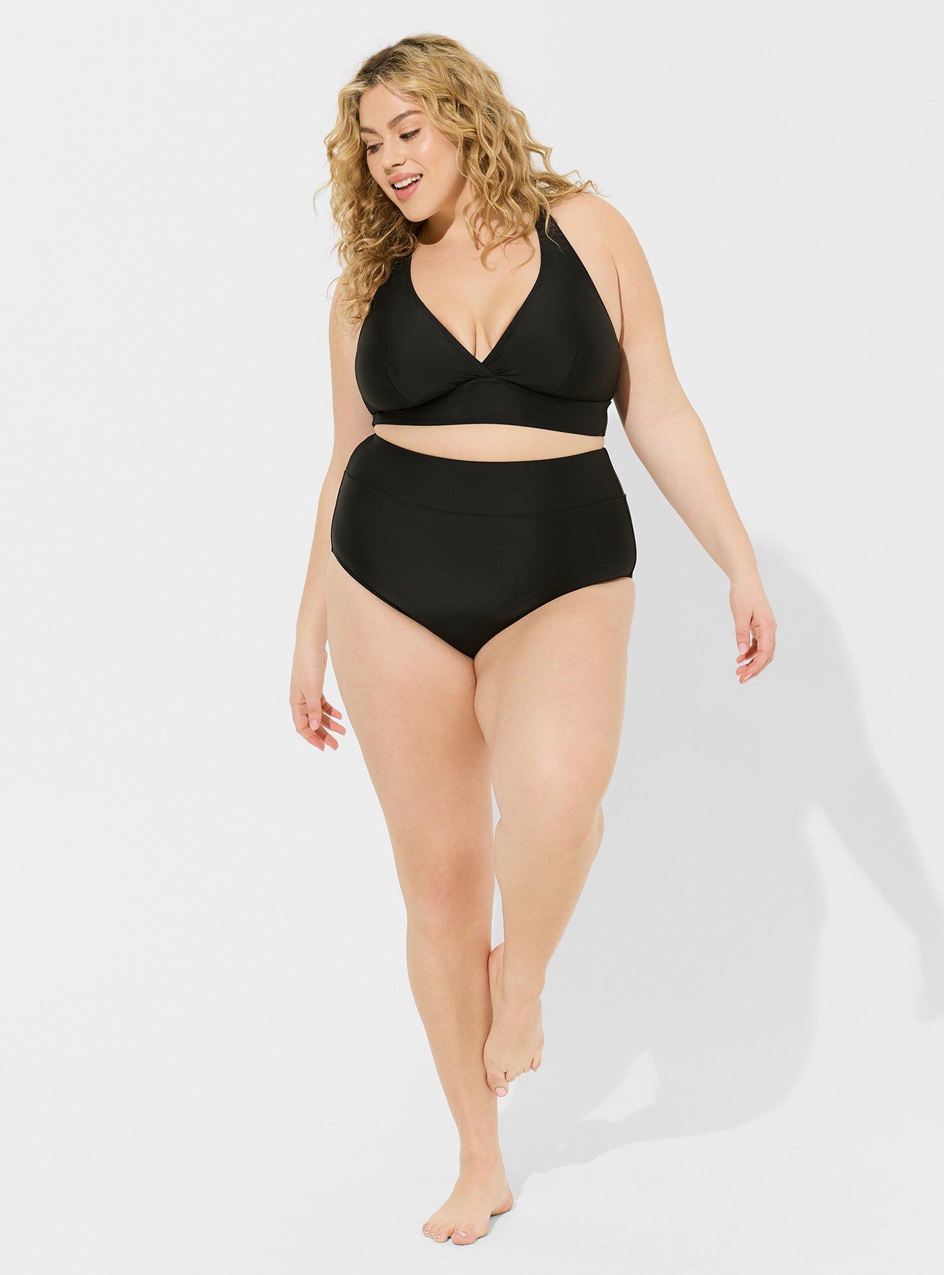 Plus Size - Underwire Cut And Sew Bikini Top - Torrid