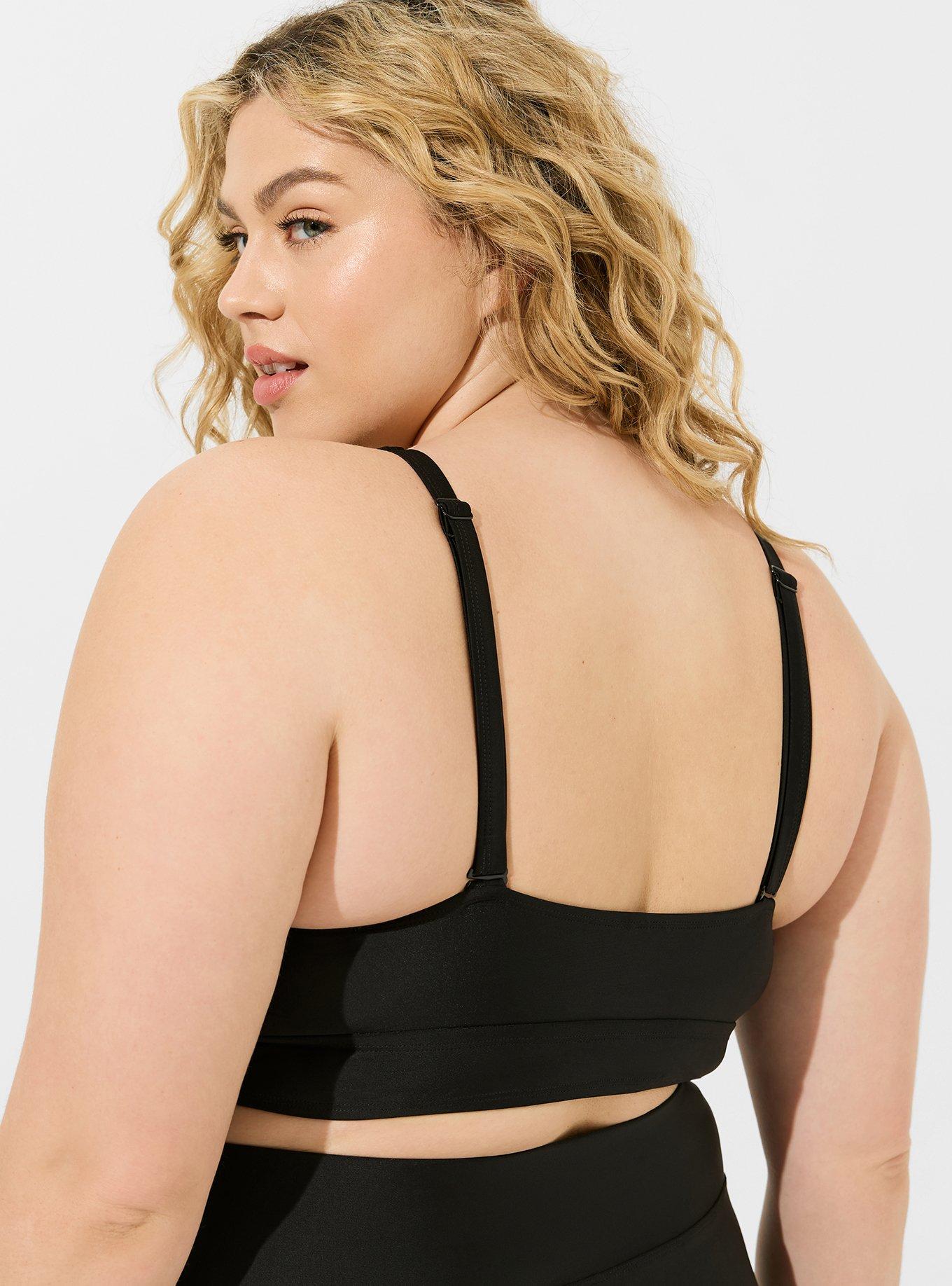 Plus Size - Wireless Cage Front Bikini Top - Torrid